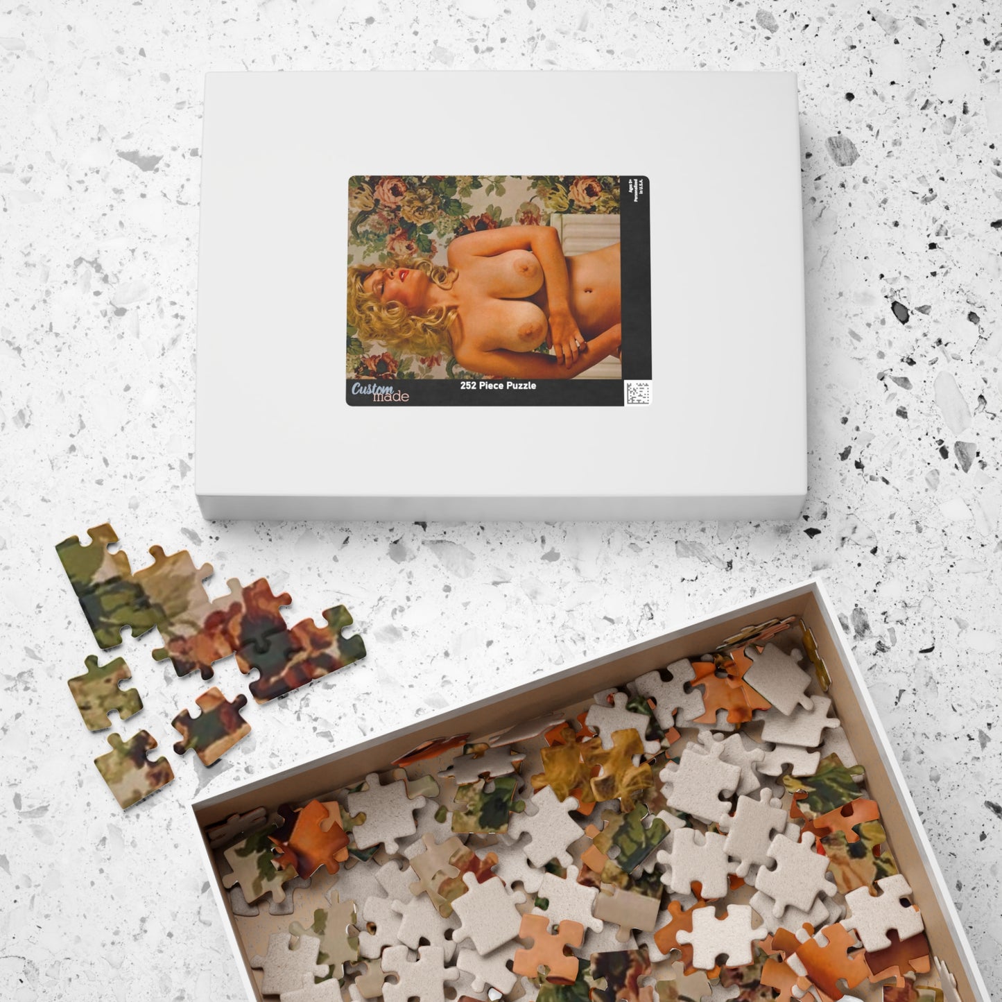 Puzzle (110, 252, 520, 1014-piece) Retro Pornstar Jennifer Eccles Nude