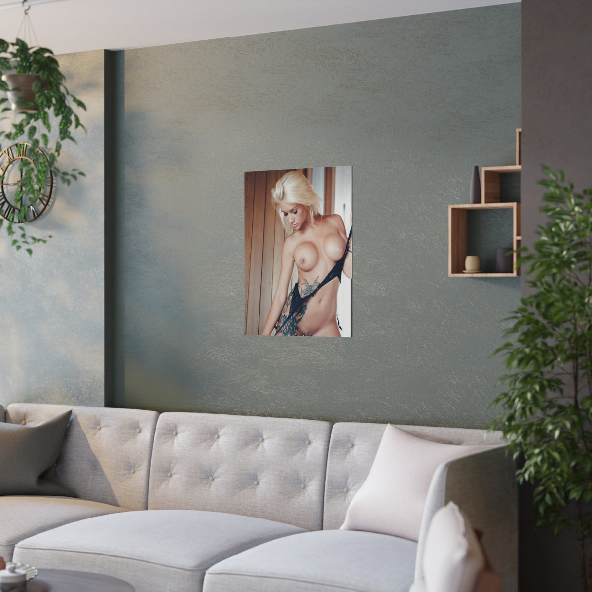 Satin Posters (210gsm) Taylor Seinturier Nude