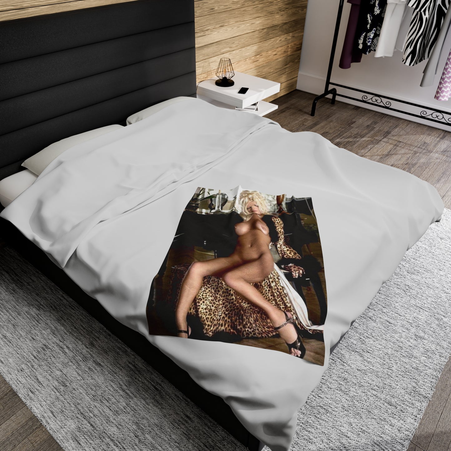 Velveteen Plush Blanket Pornstar Chloe Jones Nude