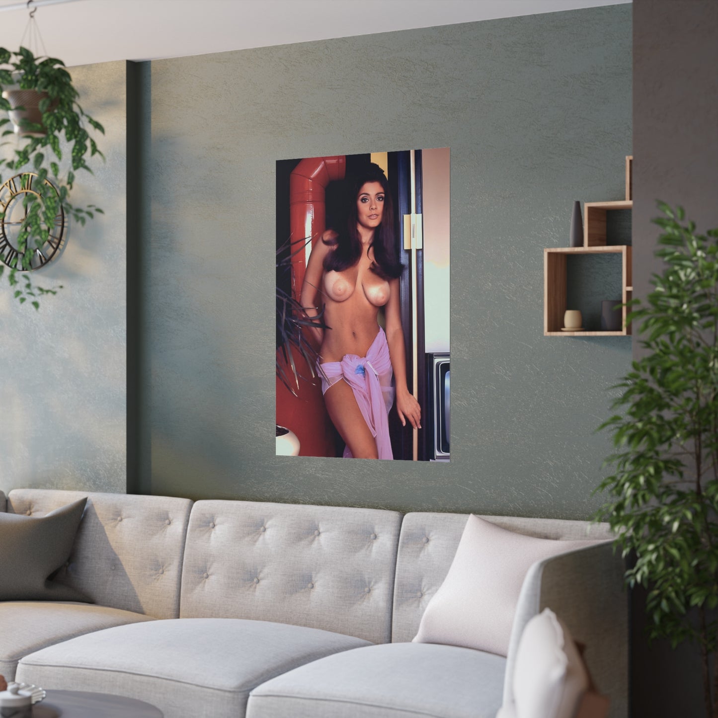 Satin Posters (210gsm) Playboy Playmate Cynthia Myers nude
