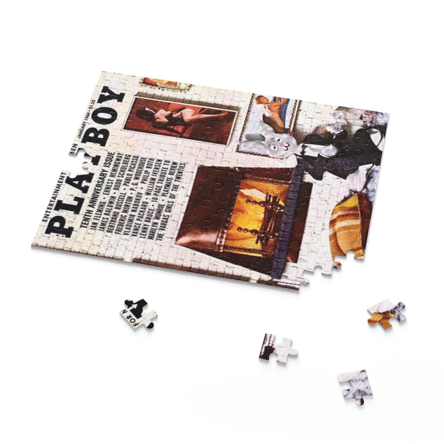 Puzzle (120, 252, 500-Piece) Playboy Cover January 1964