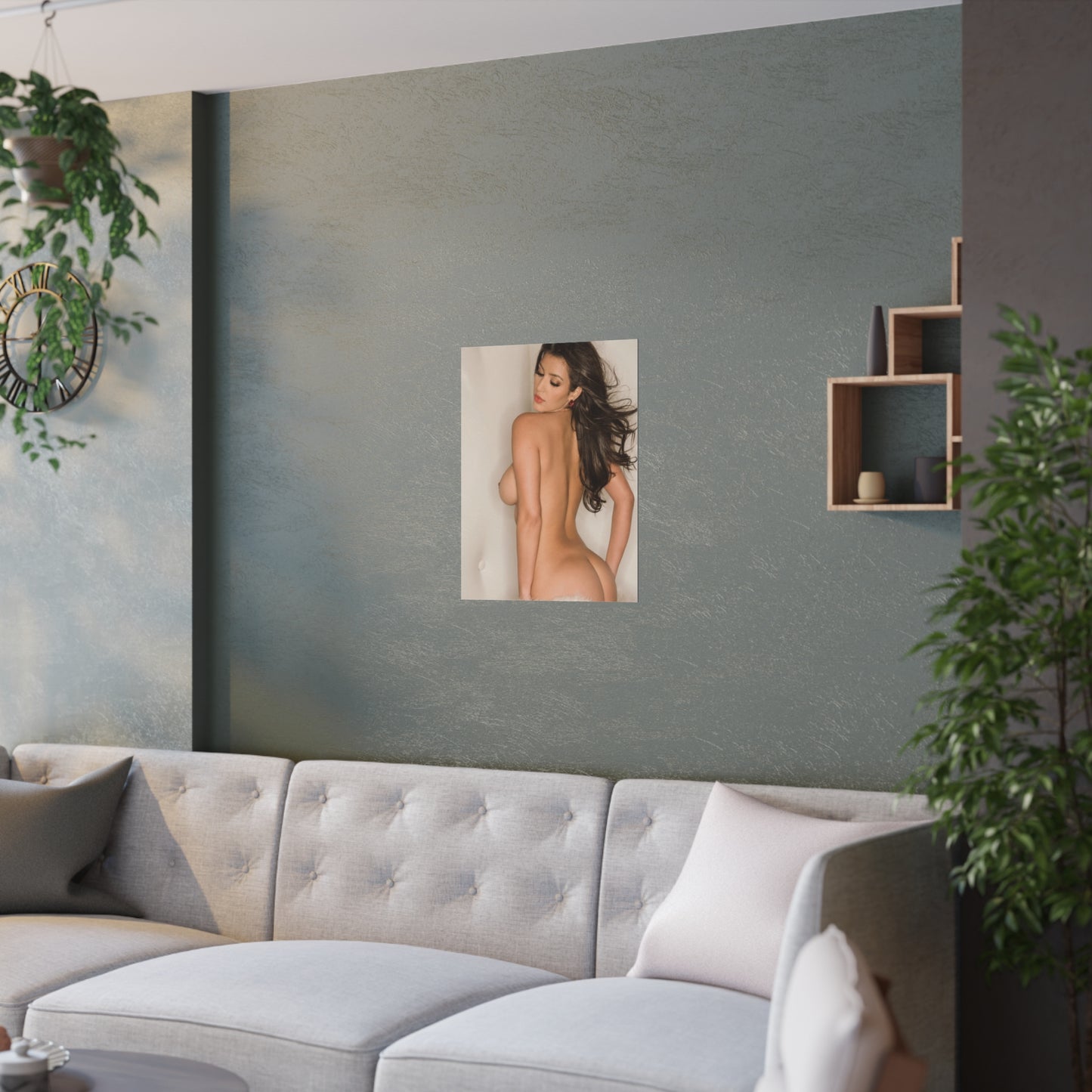 Satin Posters (210gsm) Kim Kardashian Nude