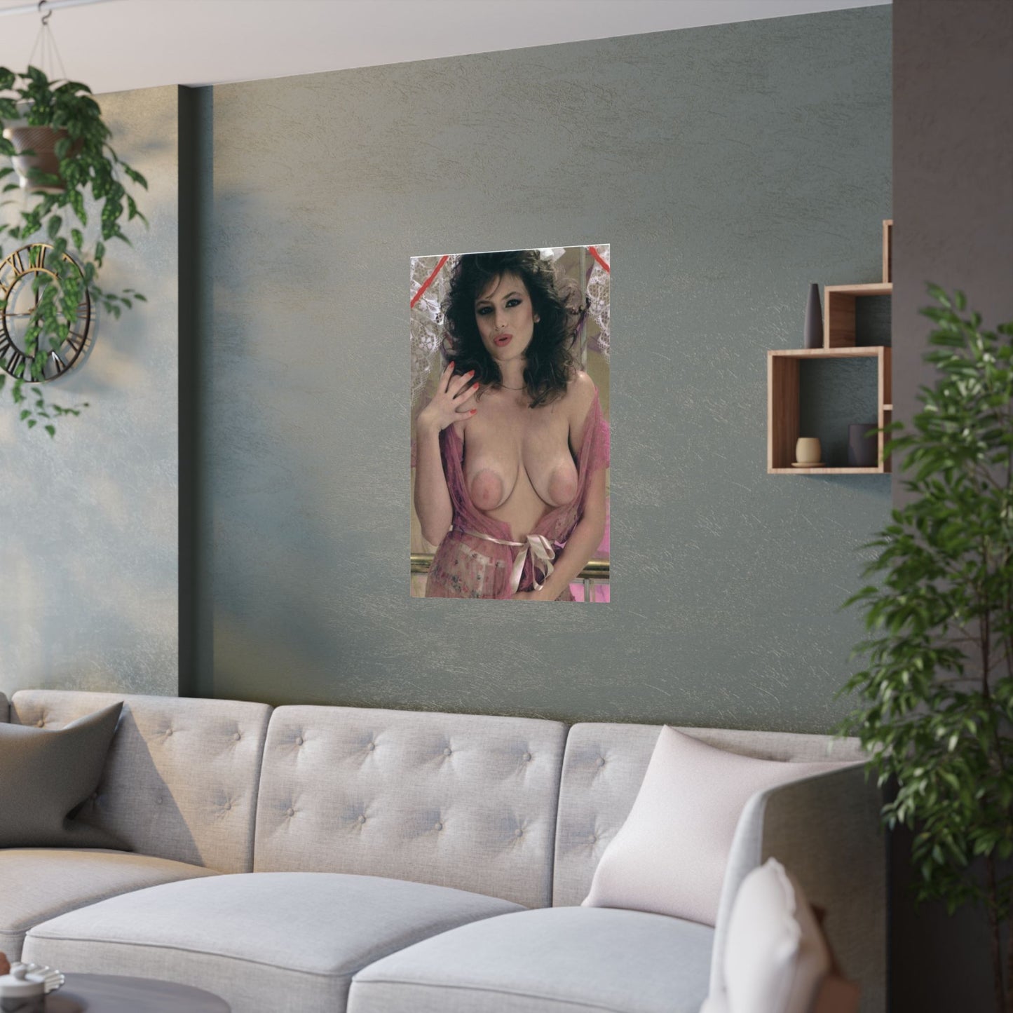 Satin Posters (210gsm) Traci Lords Nude Retro Pornstar Sex