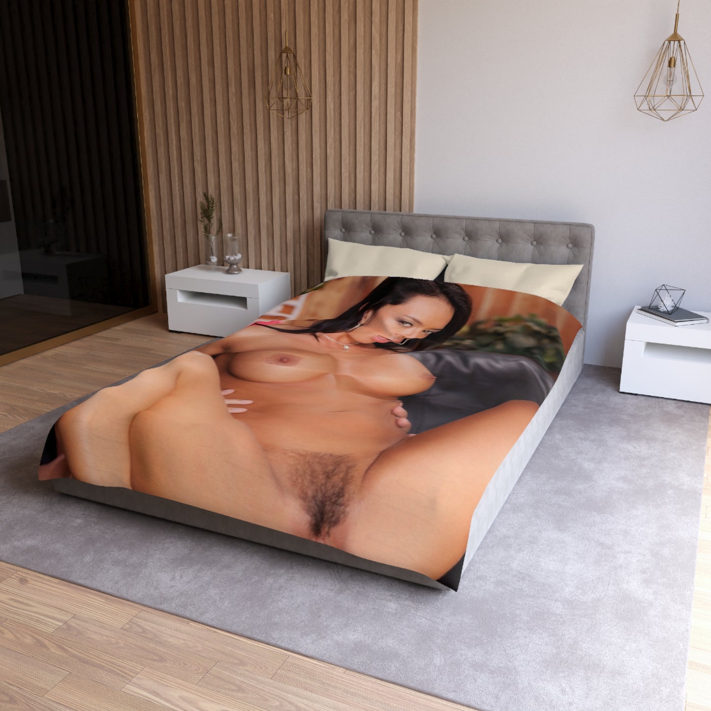 Microfiber Duvet Cover Penthouse Pet April 2011 Franceska Jaimes