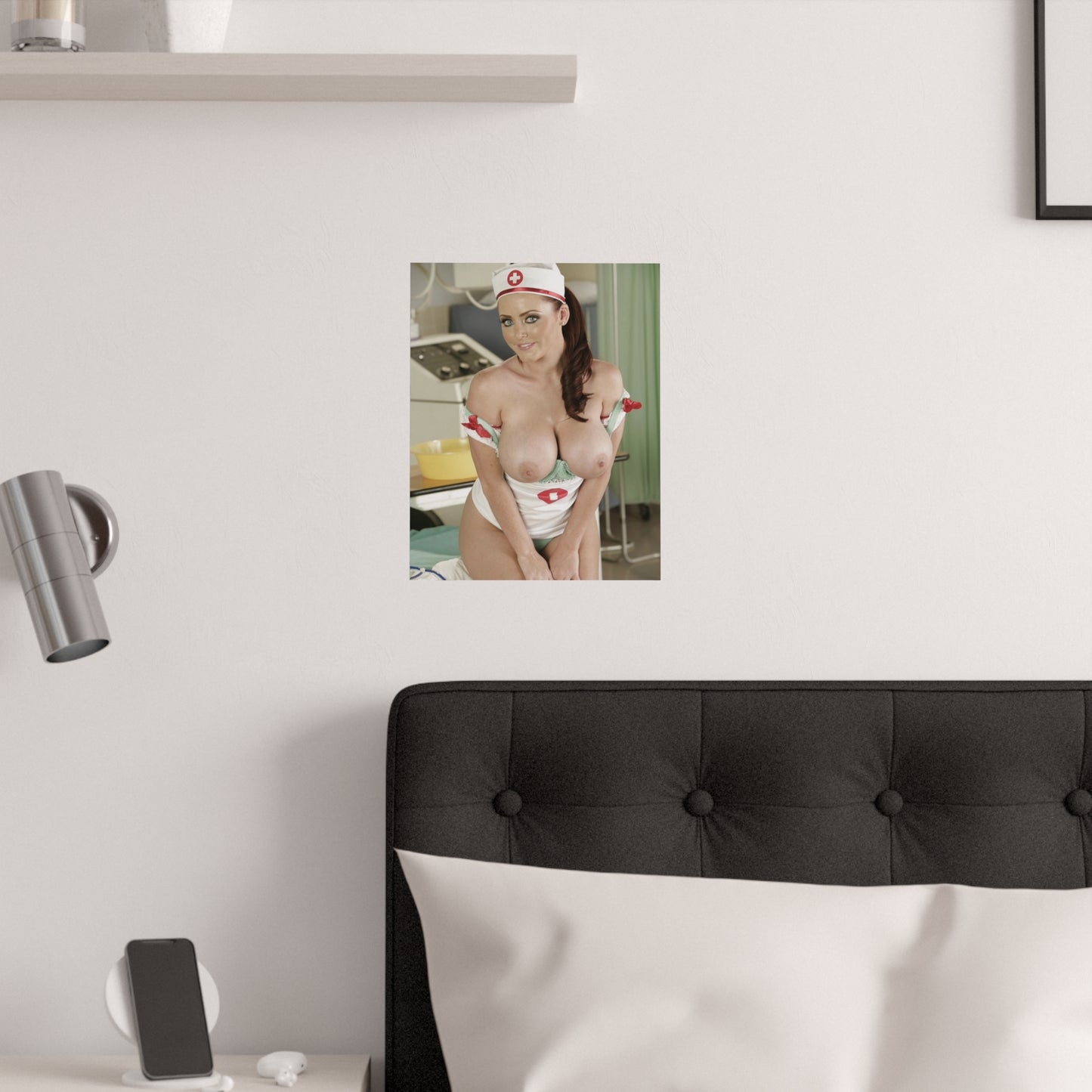 Satin Posters (210gsm) Sexy Nude Nurse Sophie Dee