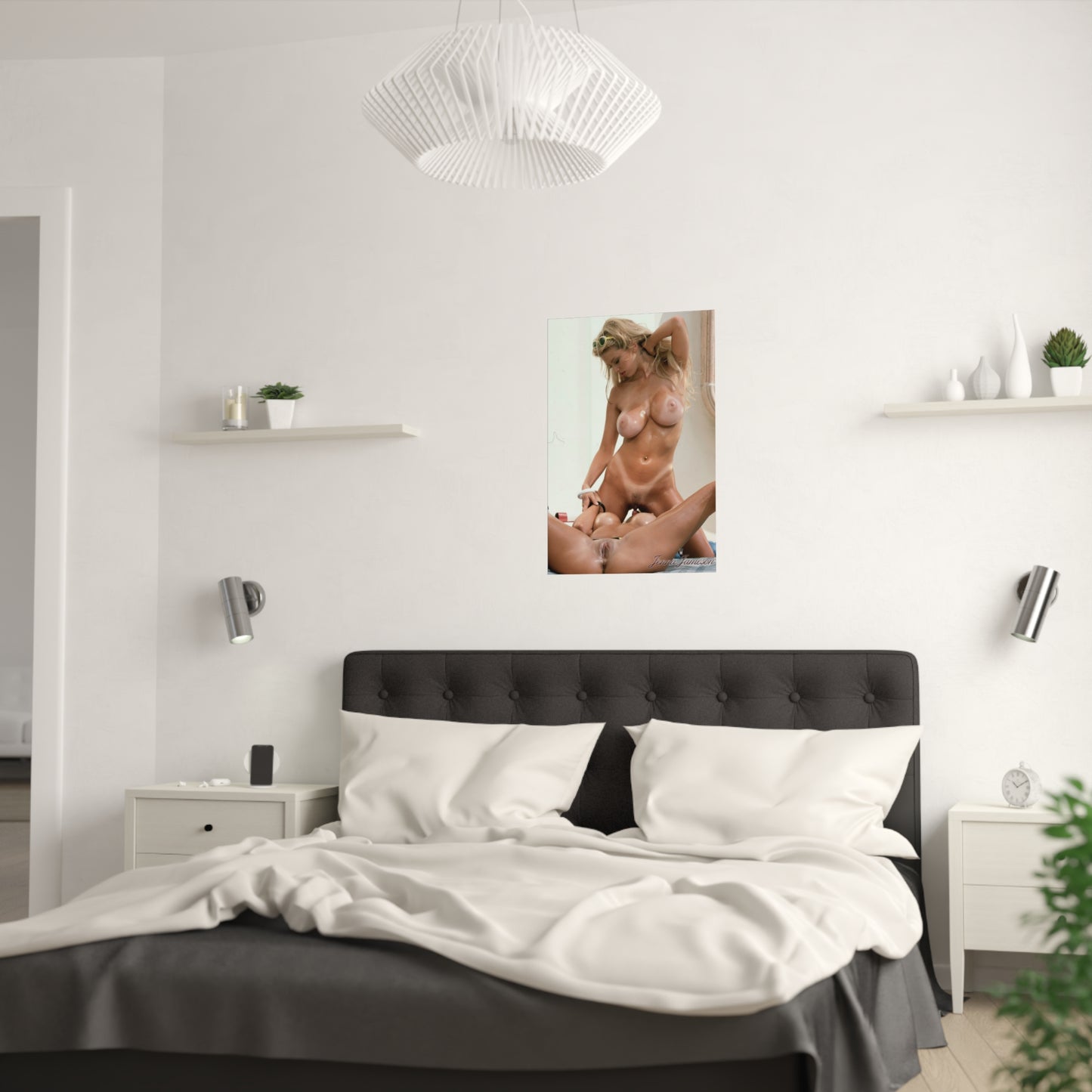 Satin Posters (210gsm) Hot Hardcore Porno Porn Scene Jenna Jameson Fucking Sex Lesbian