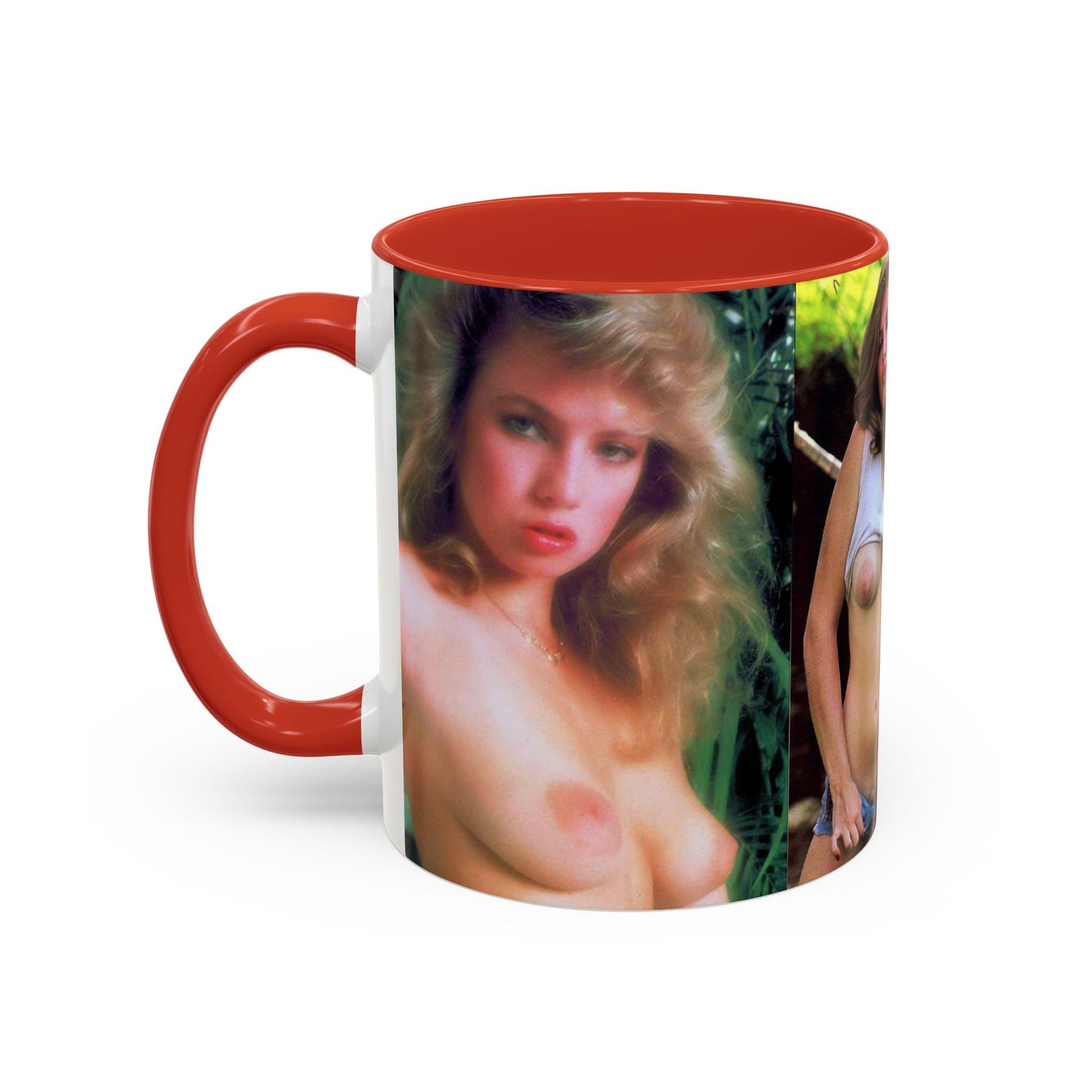 Accent Coffee Mug (11, 15oz) Traci Lords Nude Naked Retro