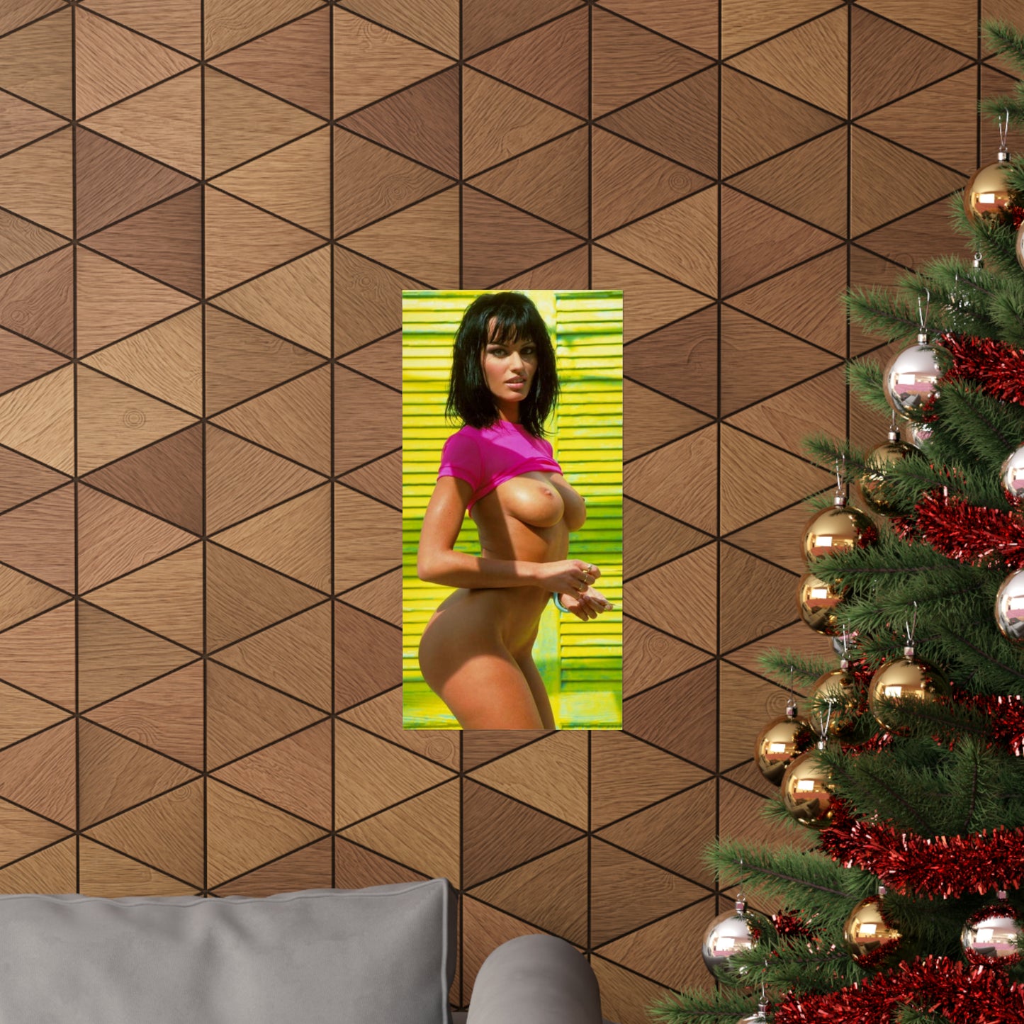 Matte Vertical Posters Retro Pornstar Anita Blond