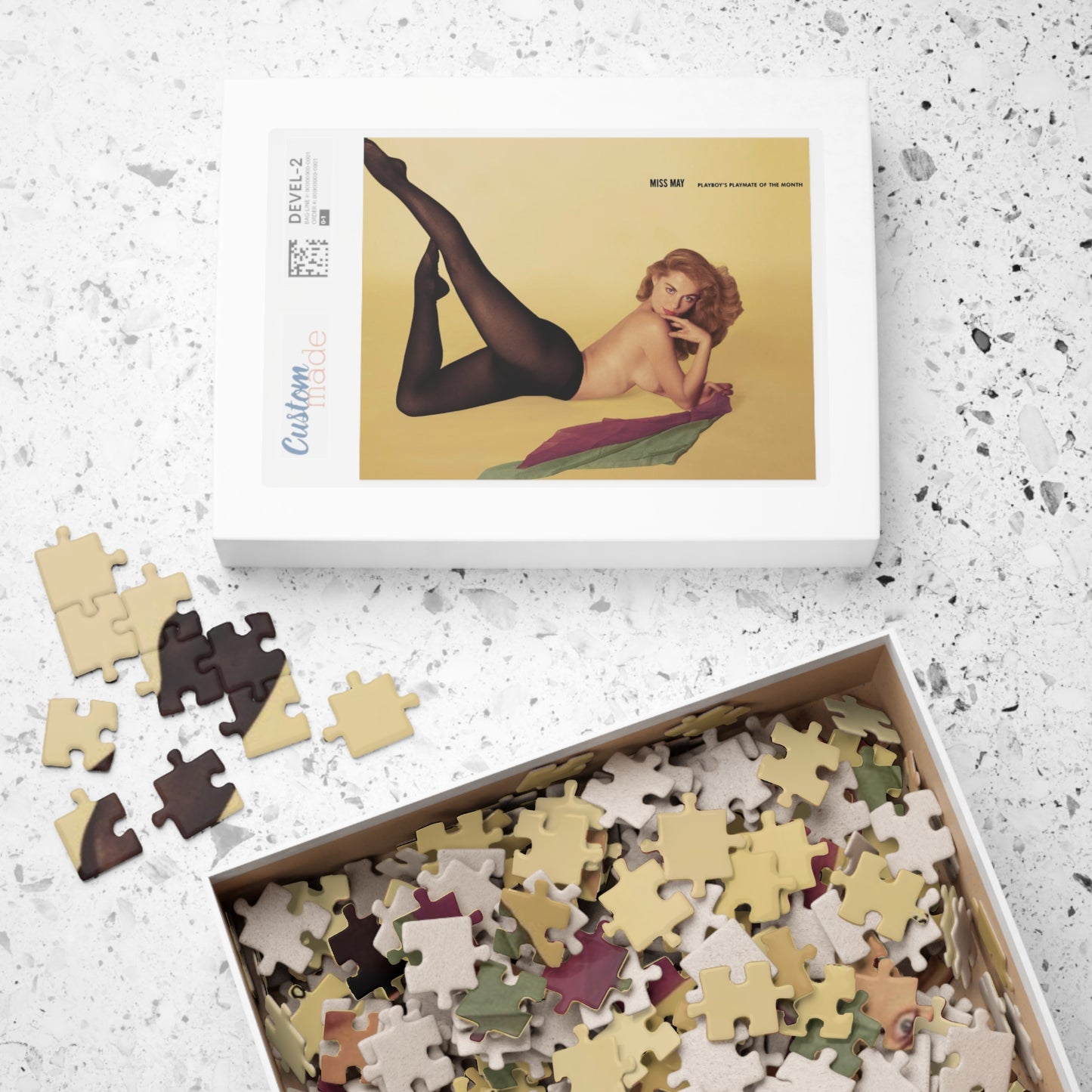 Puzzle (110, 252, 500, 1014-piece) Playboy Playmate May 1955 Diane Webber