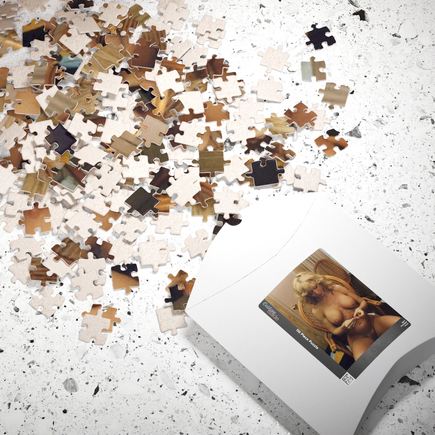 Puzzle (110, 252, 500, 1014-piece) Retro Porn Star Nina Hartley Nude