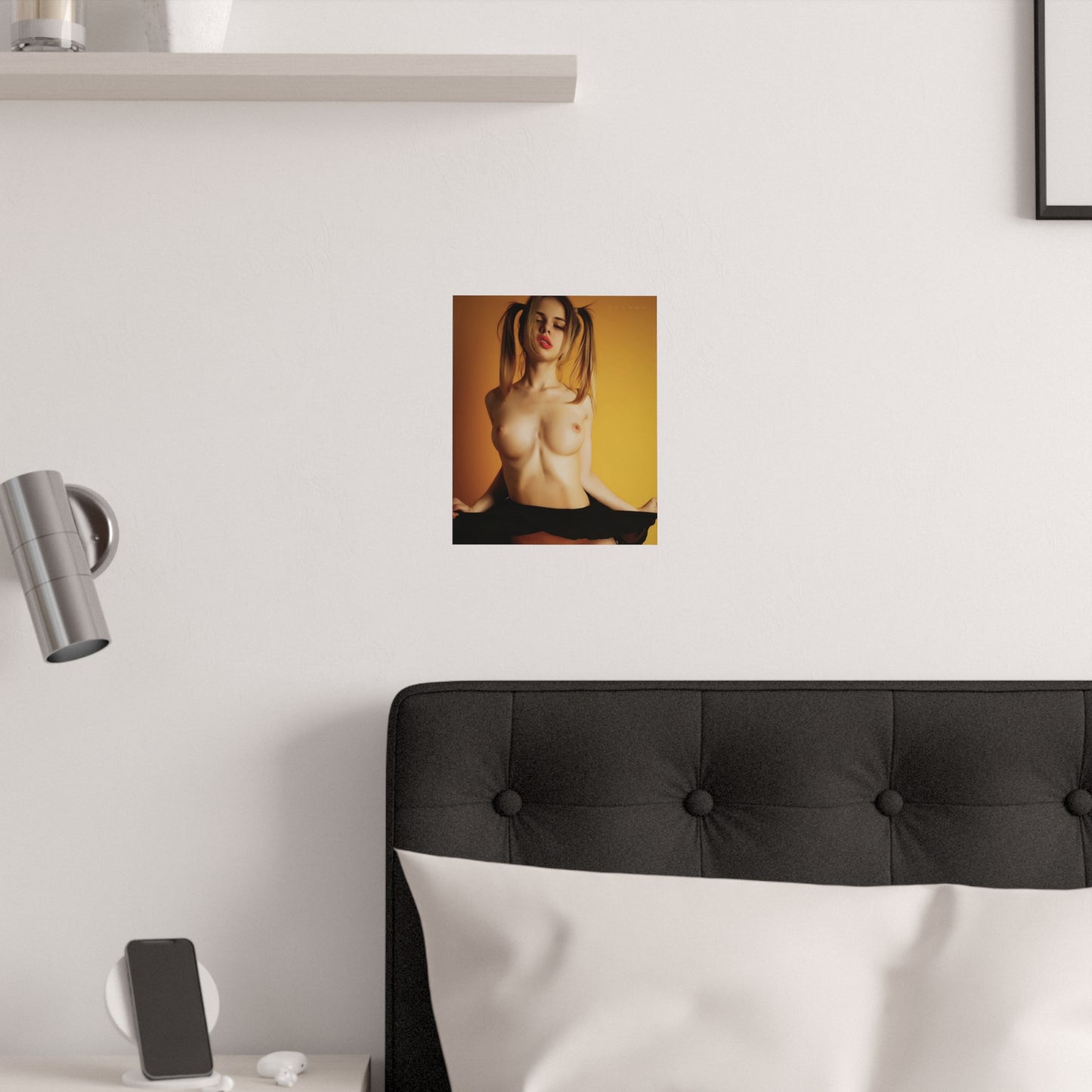 Satin Posters (210gsm) Sexy Pigtails Nude