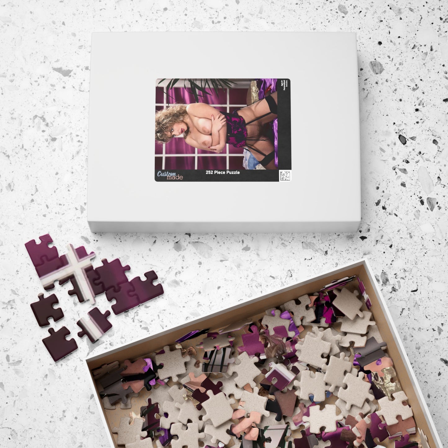 Puzzle (110, 252, 520, 1014-piece) Retro Adult Star Tracy West Nude