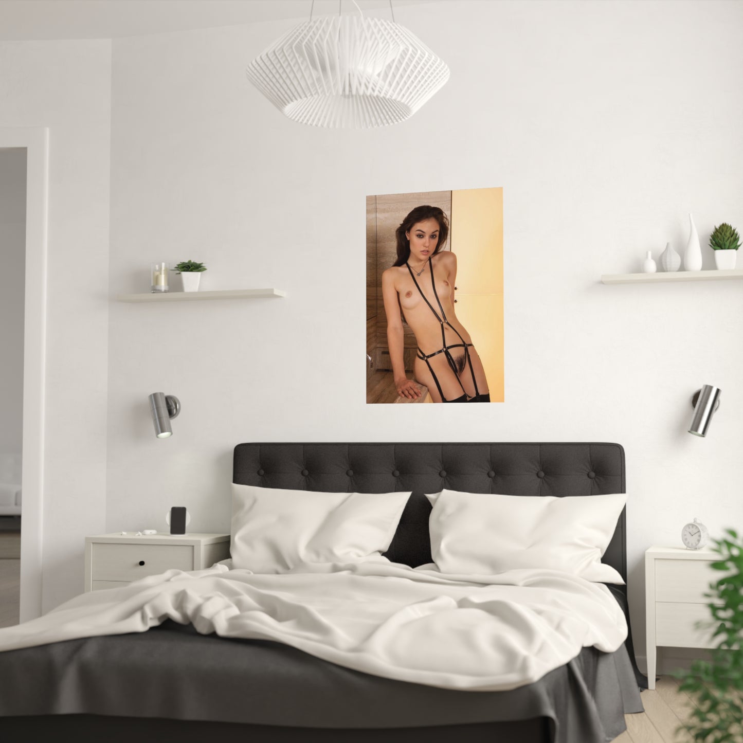 Satin Posters (210gsm) Adult Star Sasha Grey Nude