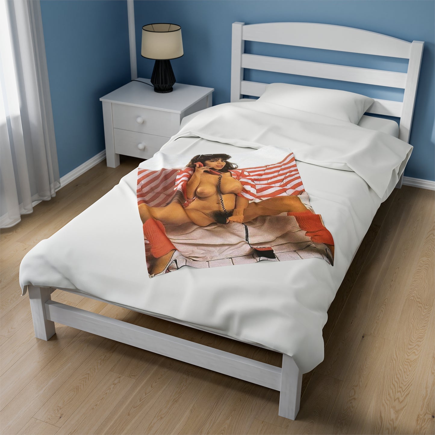Velveteen Plush Blanket Porn Star Christy Canyon Nude