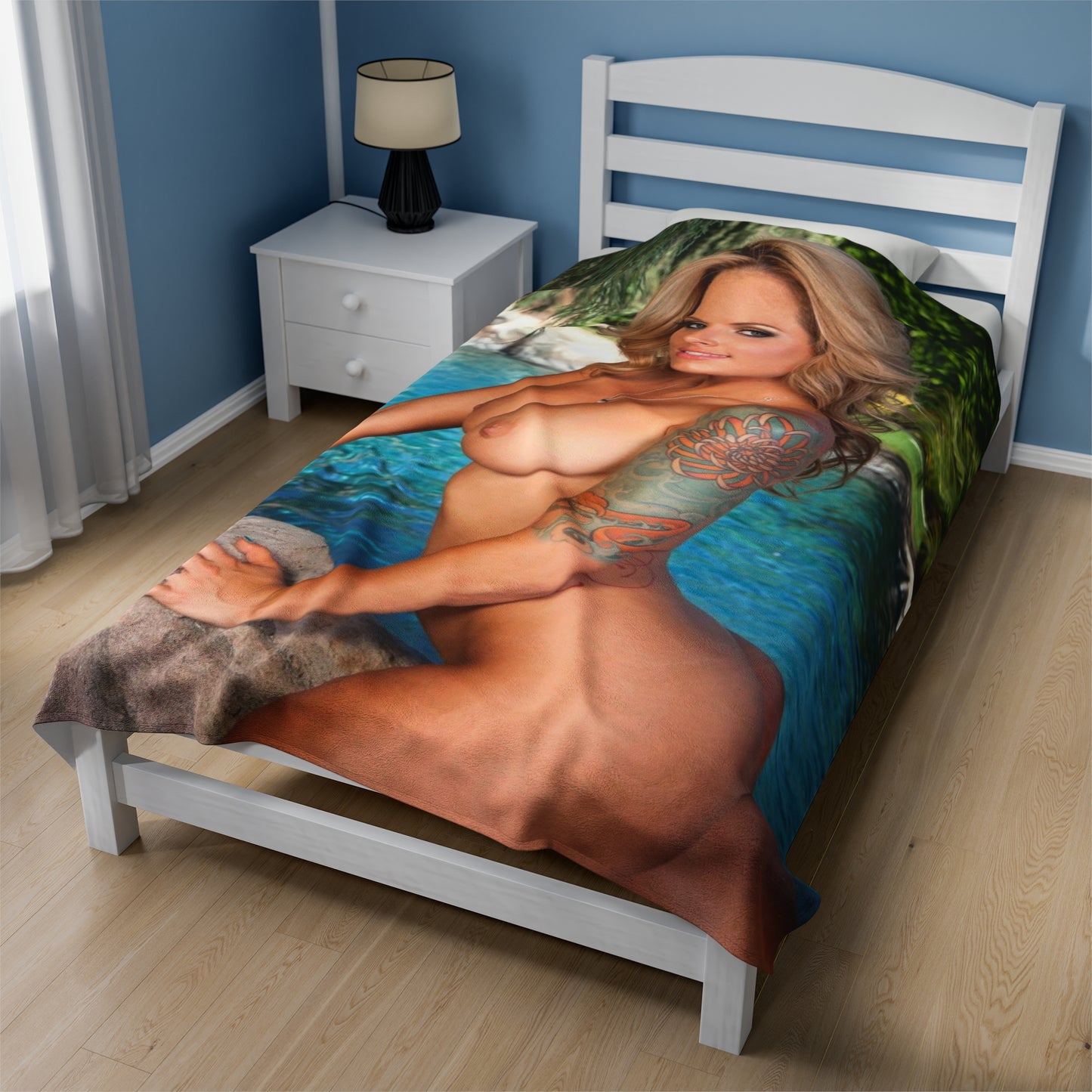 Velveteen Plush Blanket Pornstar Teagan Presley Nude