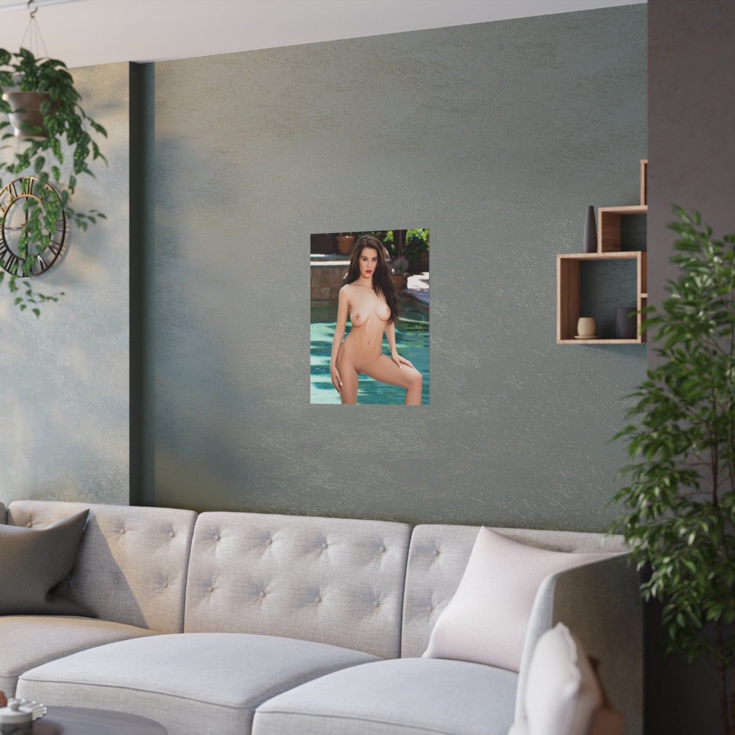 Satin Posters (210gsm) Lana Rhoades Nude