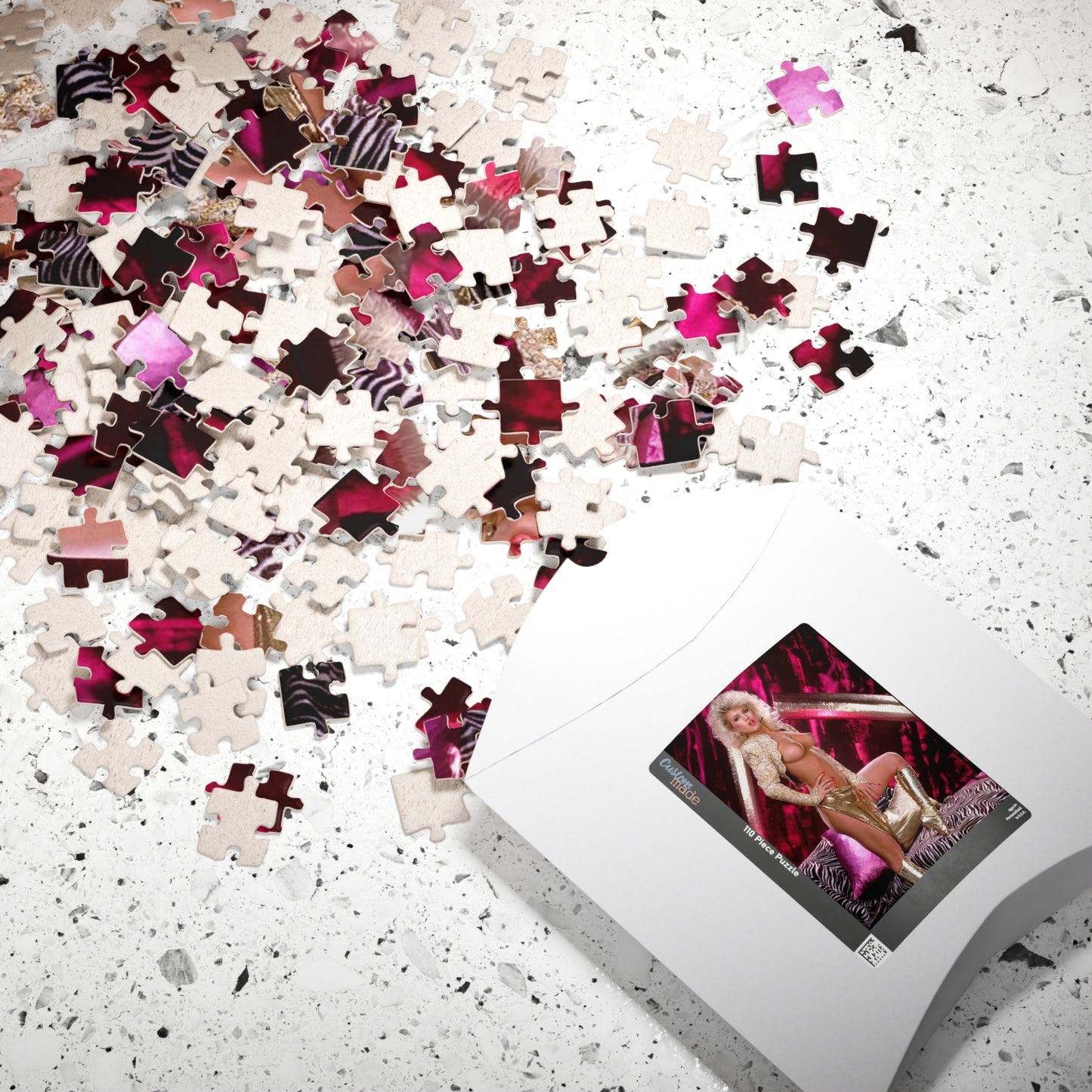 Puzzle (110, 252, 500, 1014-piece) Retro 1980s Porn Star Amber Lynn