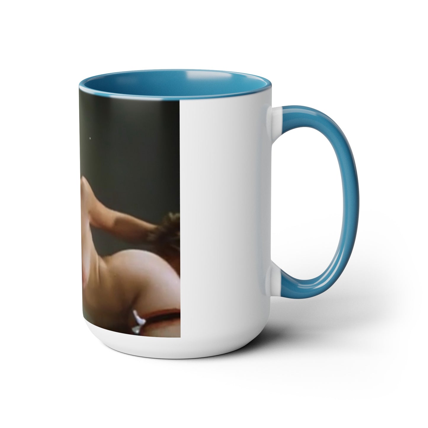 Two-Tone Coffee Mugs, 15oz Traci Lords Nude