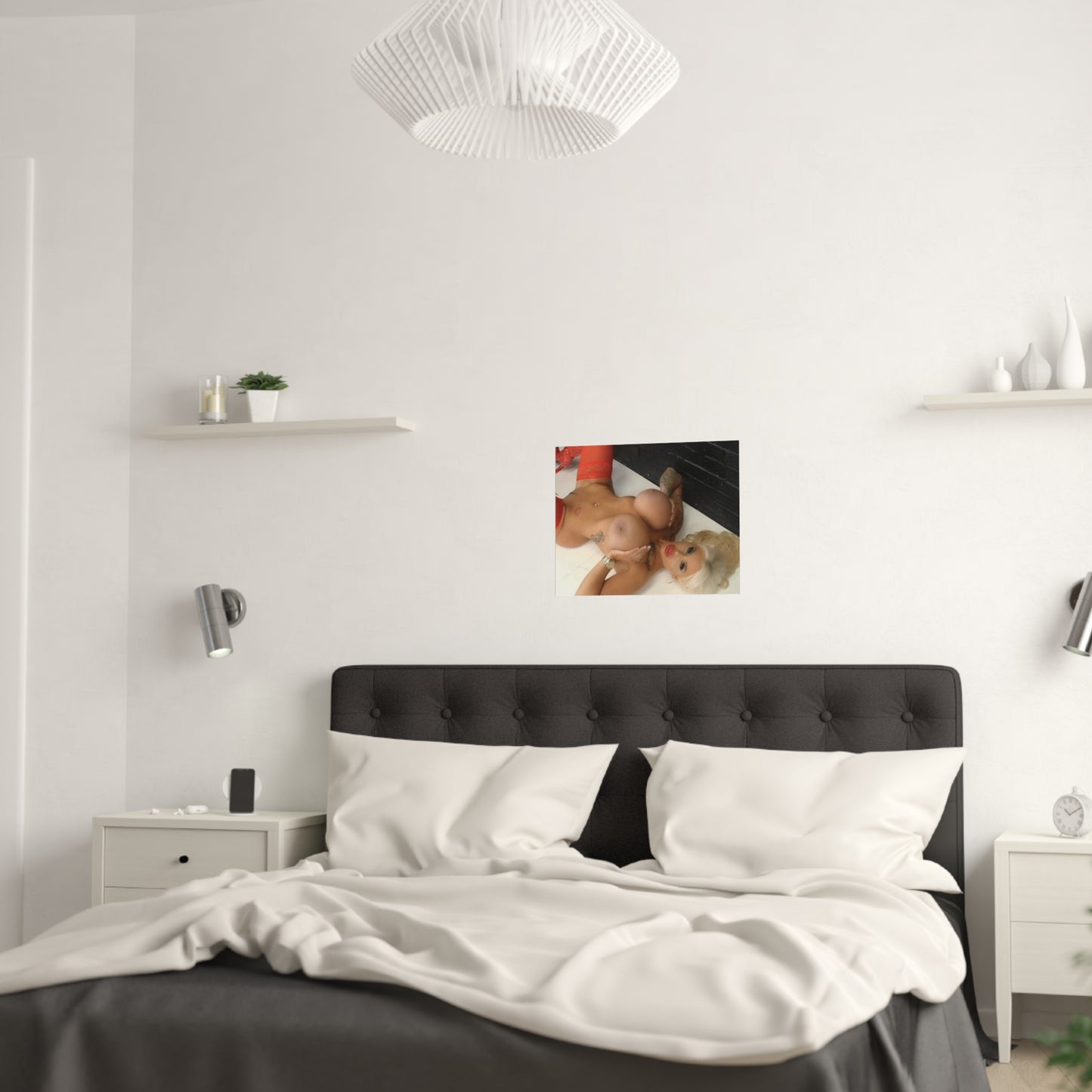 Satin Posters (210gsm) Busty Candy Charms Nude