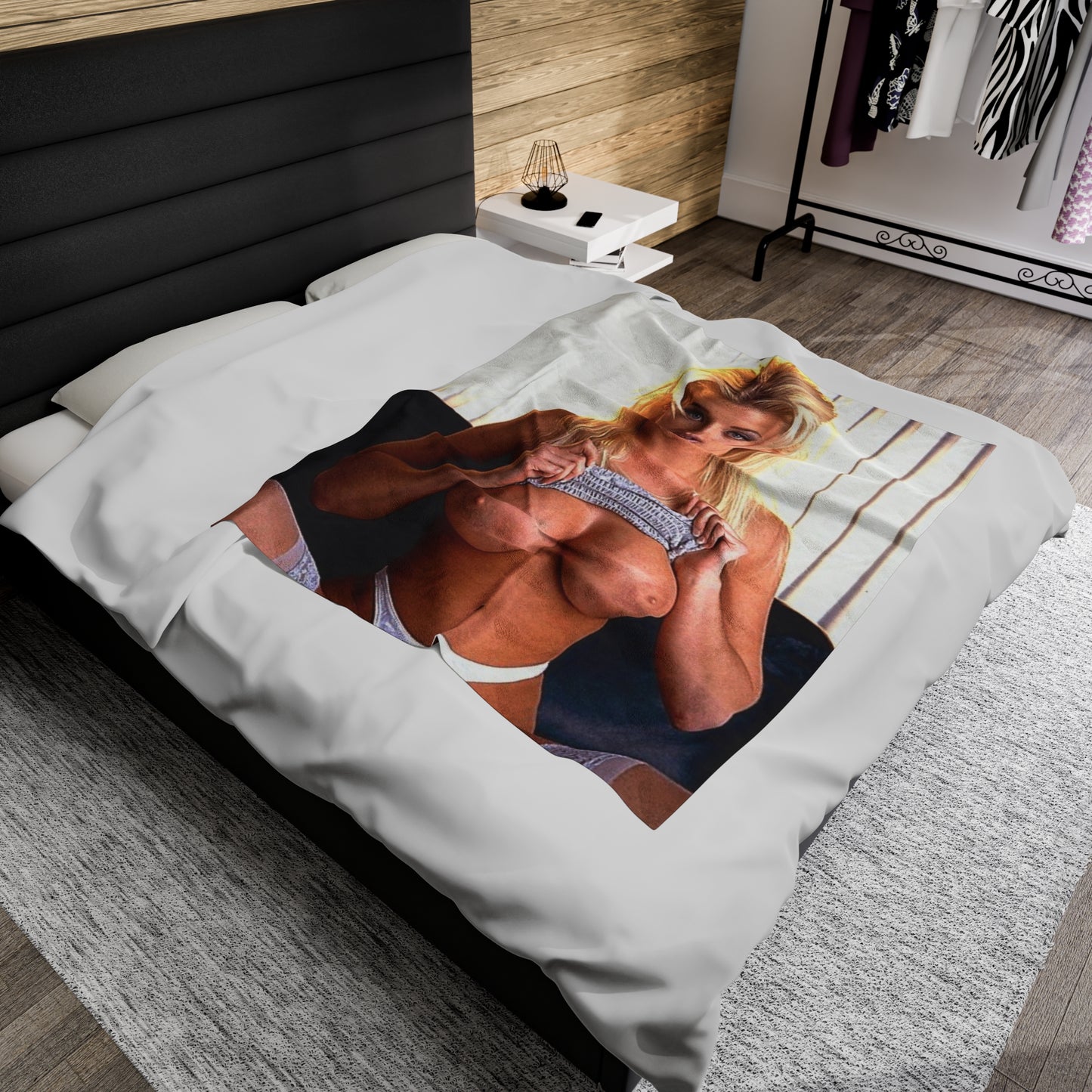 Velveteen Plush Blanket Pornstar Chloe Jones Nude