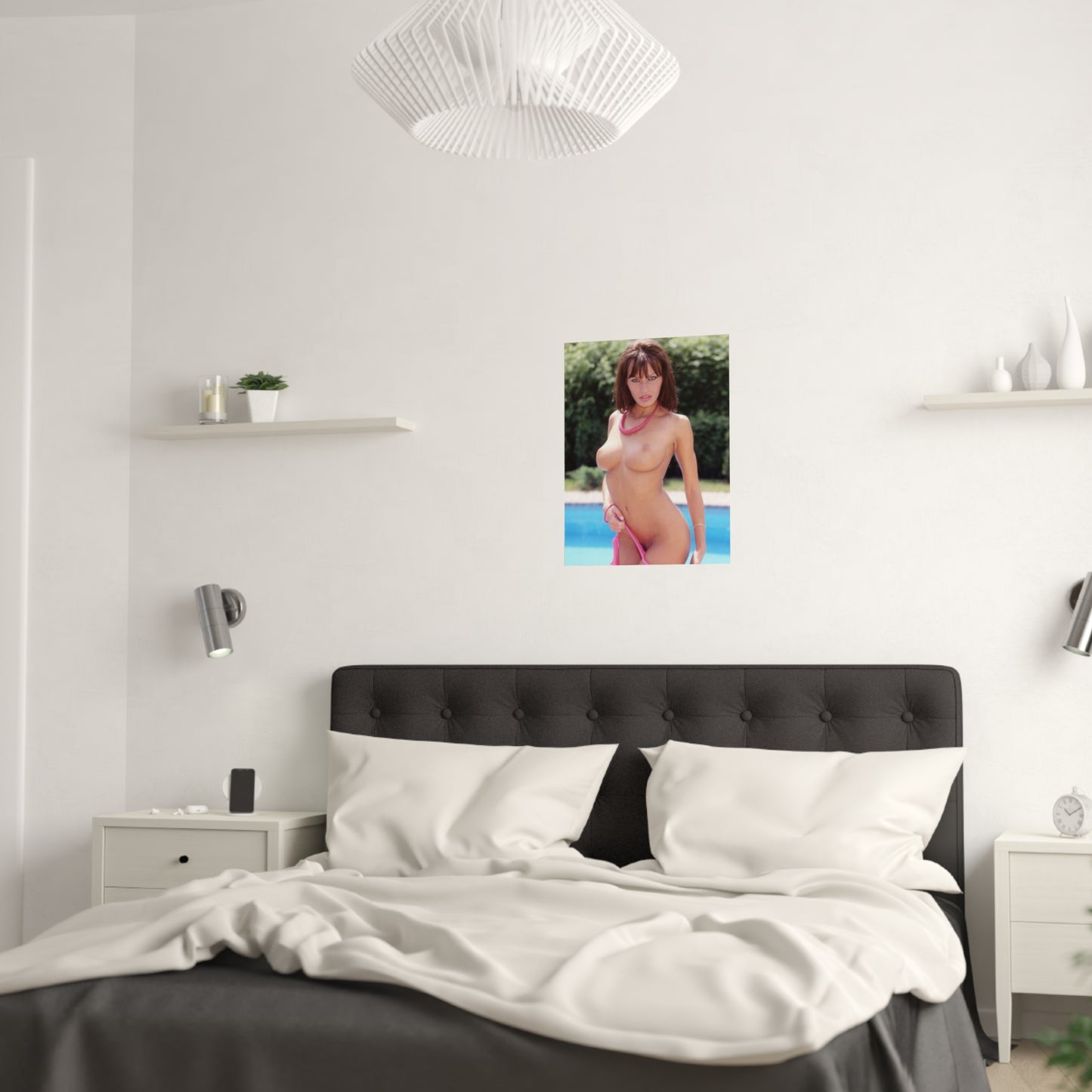 Satin Posters (210gsm) Retro Pornstar Anita Blond