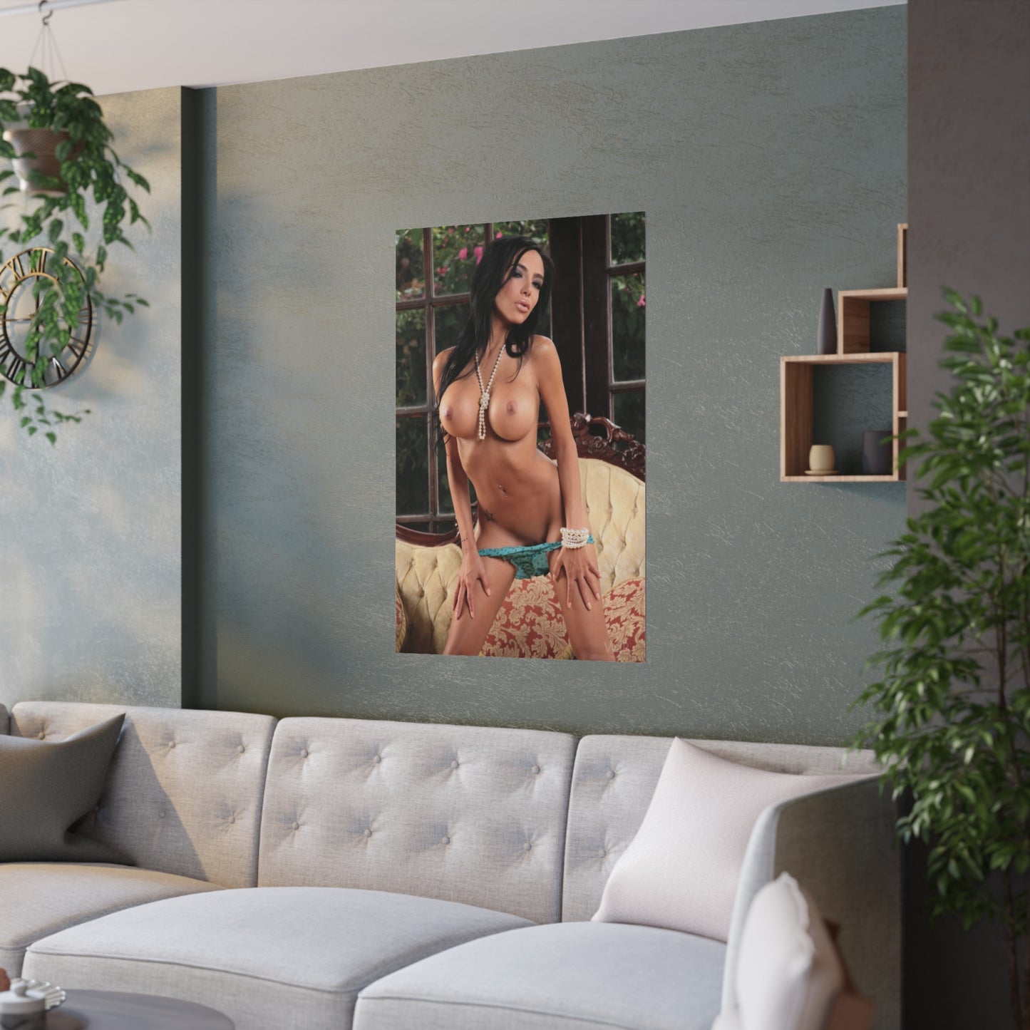 Satin Posters (210gsm) Porn Star Lela Star Nude