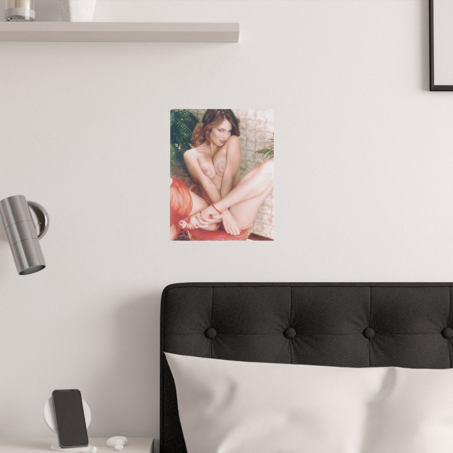 Satin Posters (210gsm) Retro 80s Adult Star Nude