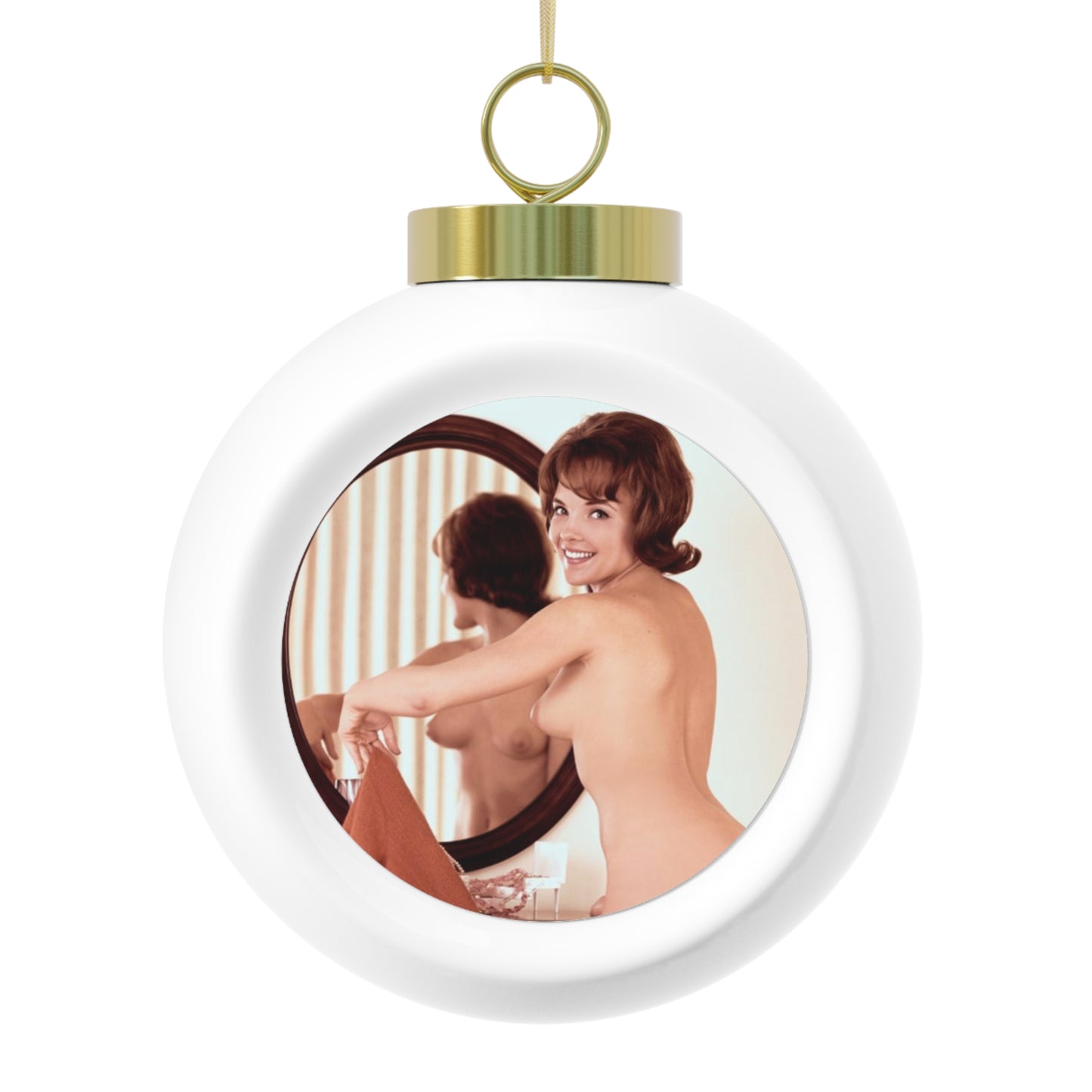 Christmas Ball Ornament Playboy Playmate June 1964 Lori Winston