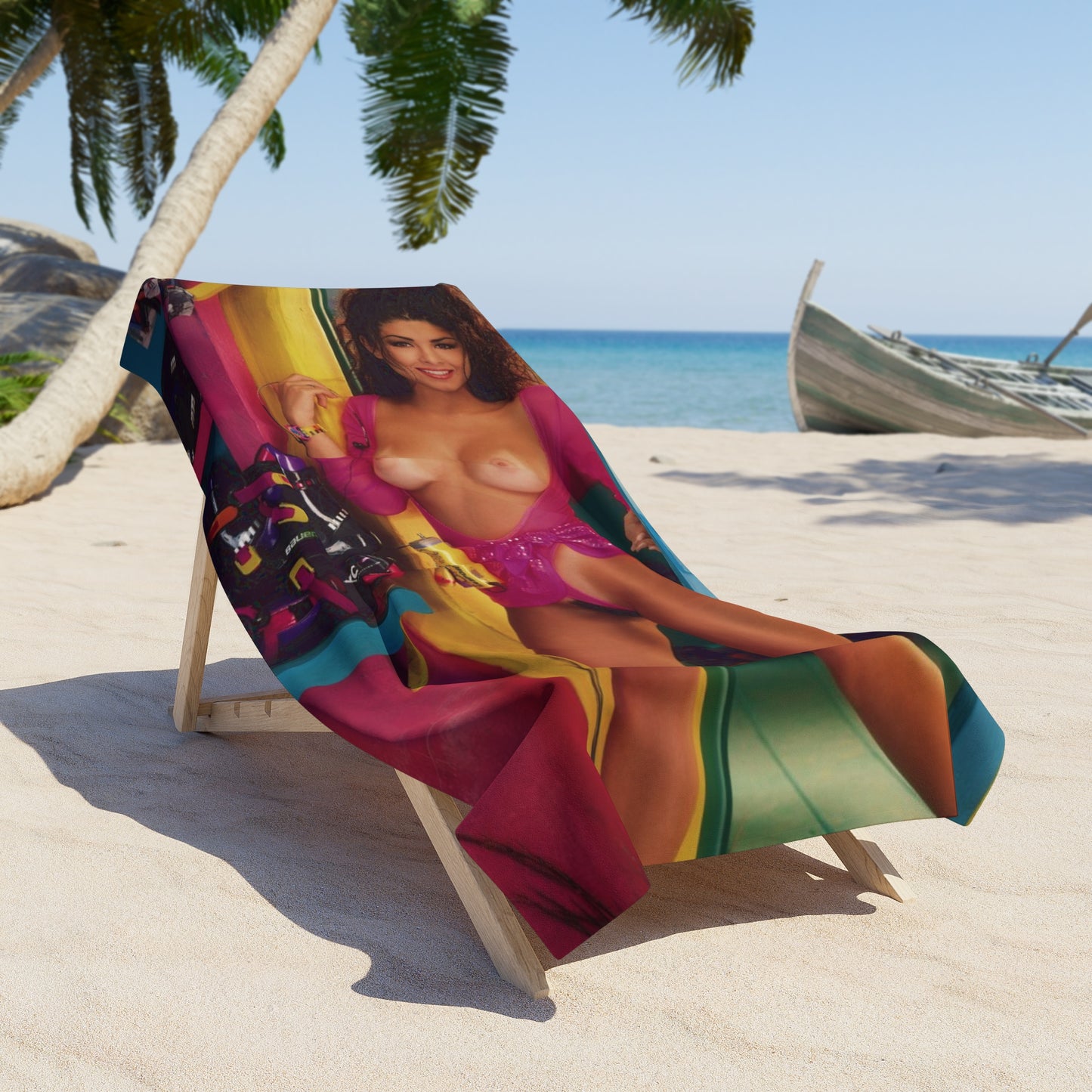 Beach Towel Playboy Playmate August 1994 Maria Checa