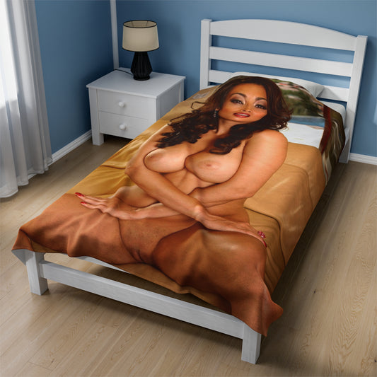 Velveteen Plush Blanket Porn Star Tera Patrick Nude