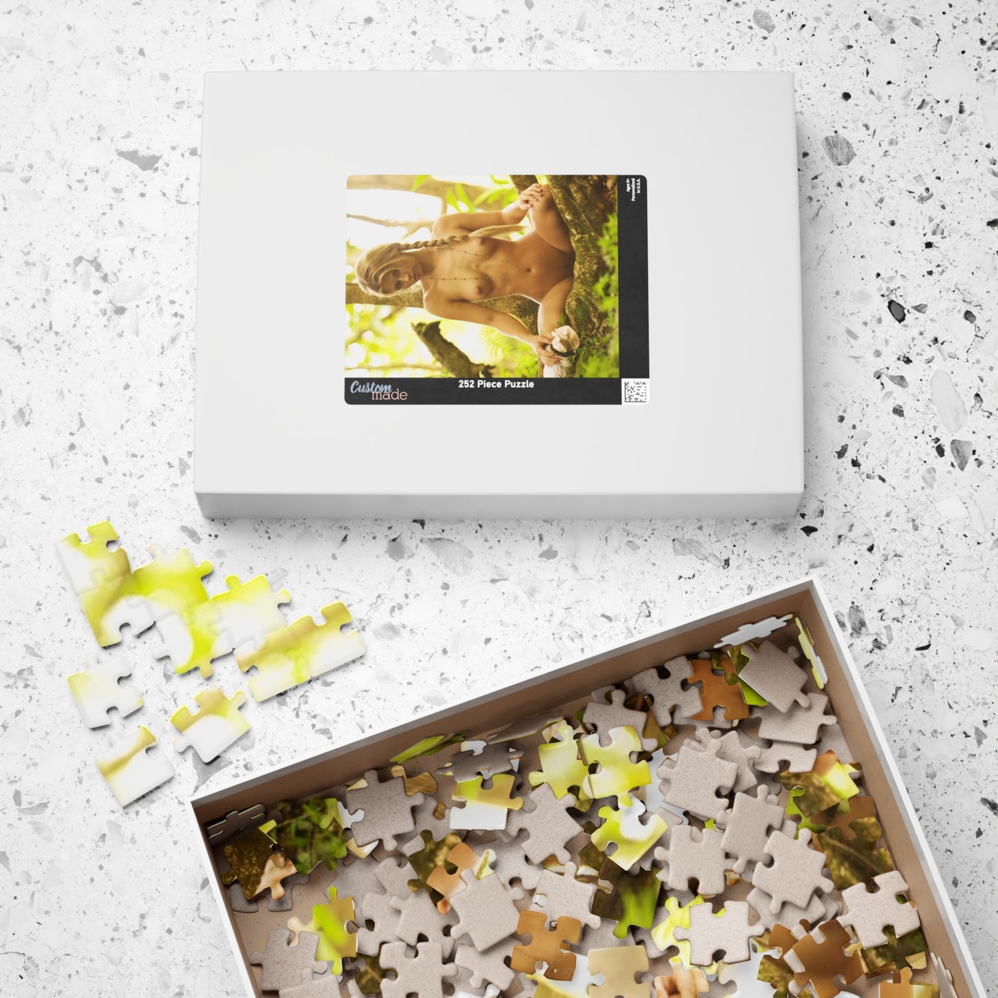 Puzzle (110, 252, 520, 1014-piece) Sexy Pigtails Nude