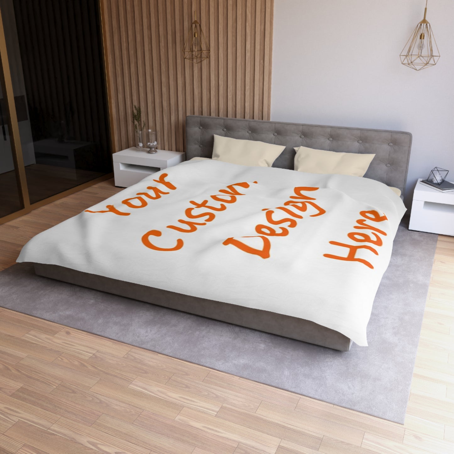 Microfiber Duvet Cover Custom Purchase & Message Artwork! No Limits!