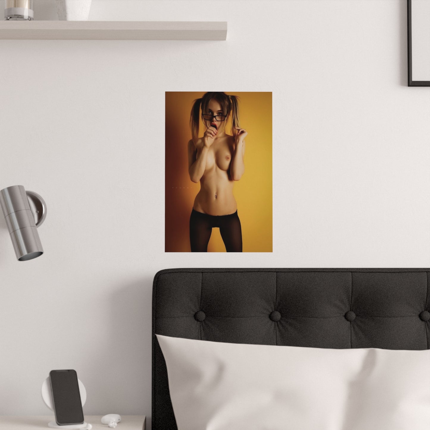 Satin Posters (210gsm) Sexy Pigtails Nude