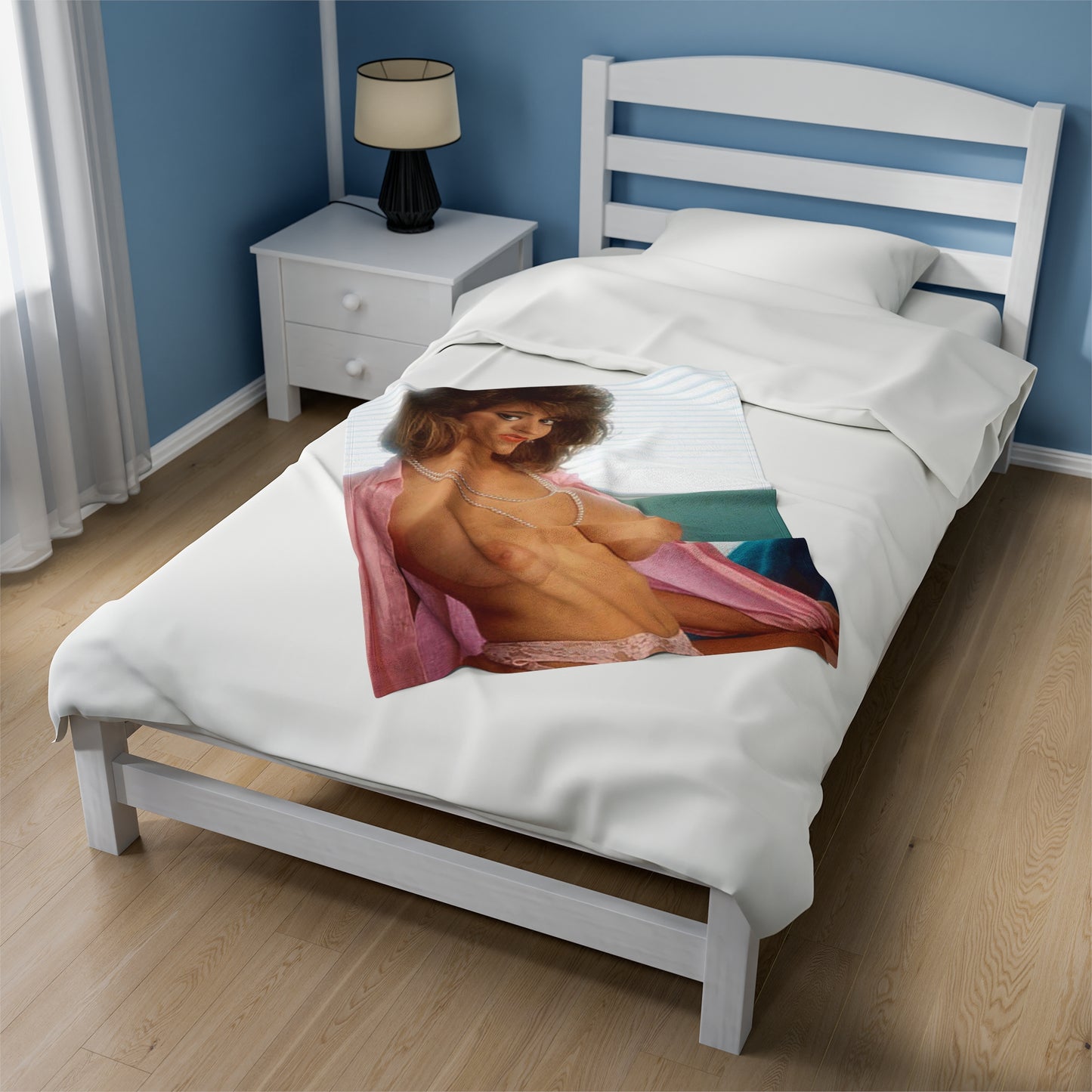 Velveteen Plush Blanket Porn Star Christy Canyon Nude
