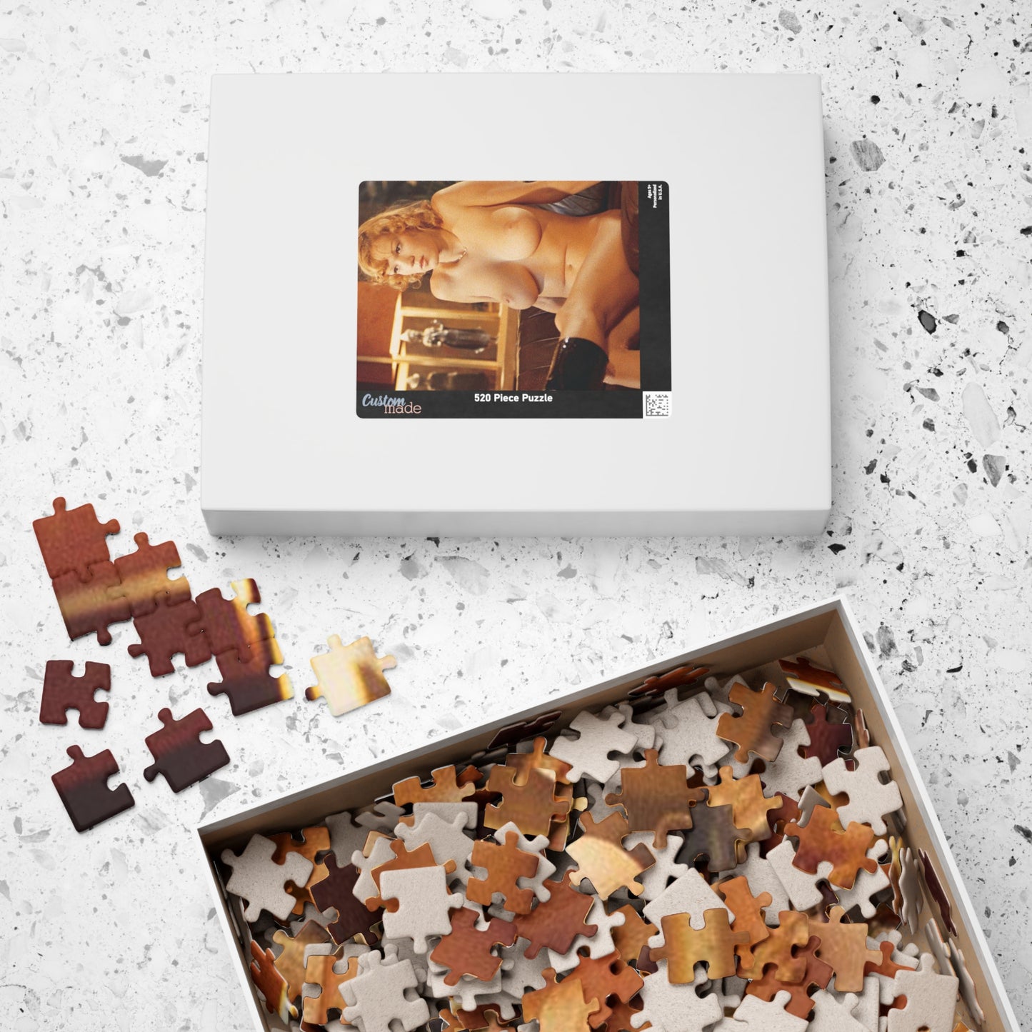 Puzzle (110, 252, 500, 1014-piece) Vintage French Pornstar Brigitte Lahaie