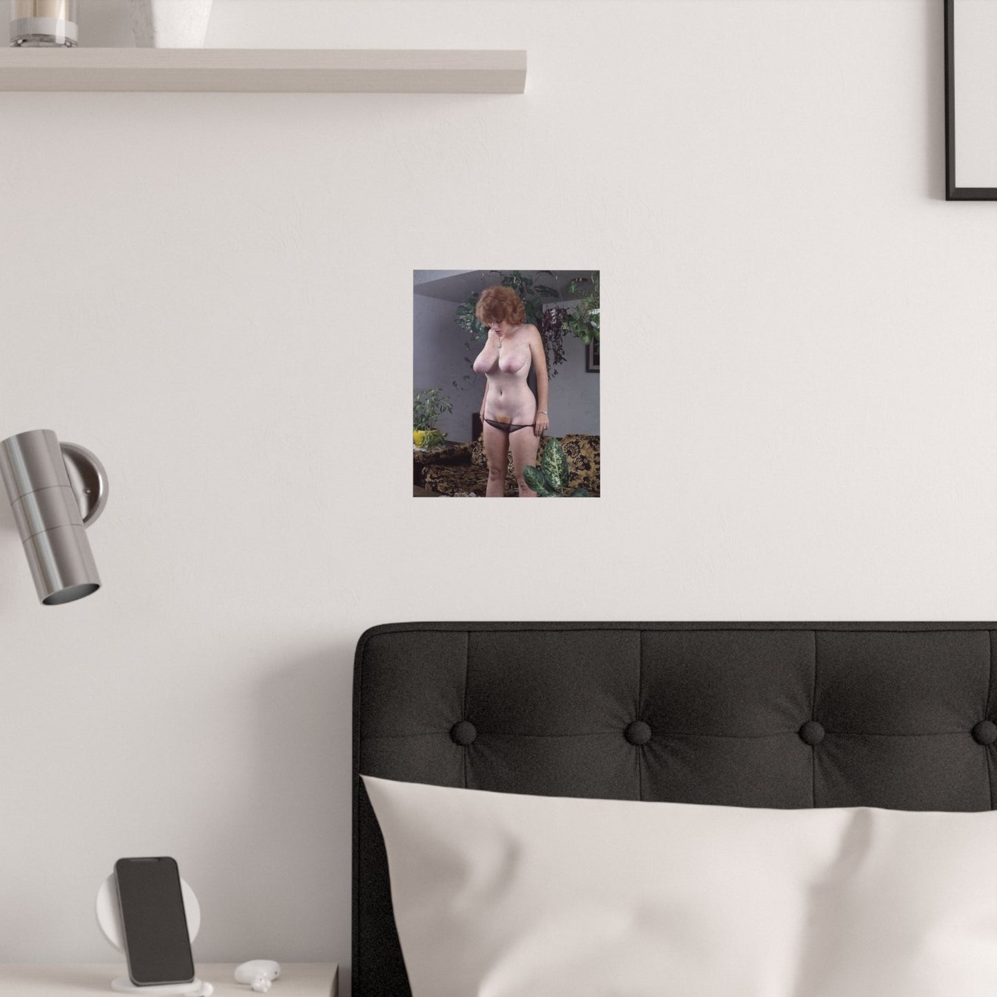 Satin Posters (210gsm) Retro Pornstar Lisa De Leeuw Nude