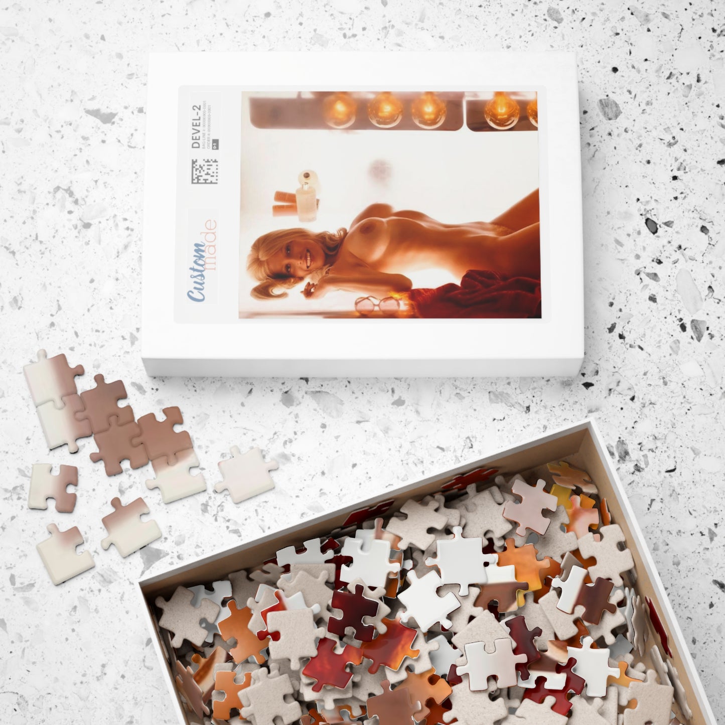 Puzzle (110, 252, 500, 1014-piece) Playboy Playmate October 1972 Sharon Johansen