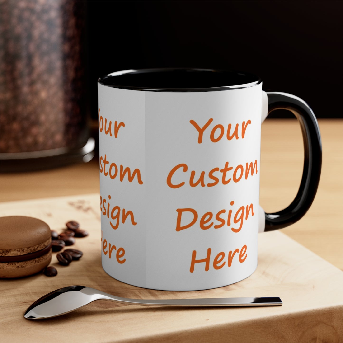 Accent Coffee Mug, 11oz Custom Purchase & Message Artwork! No Limits!