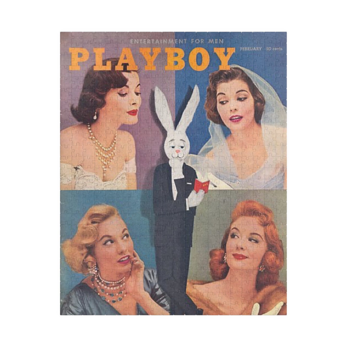 Puzzle (110, 252, 520, 1014-piece) Playboy Cover February 1956