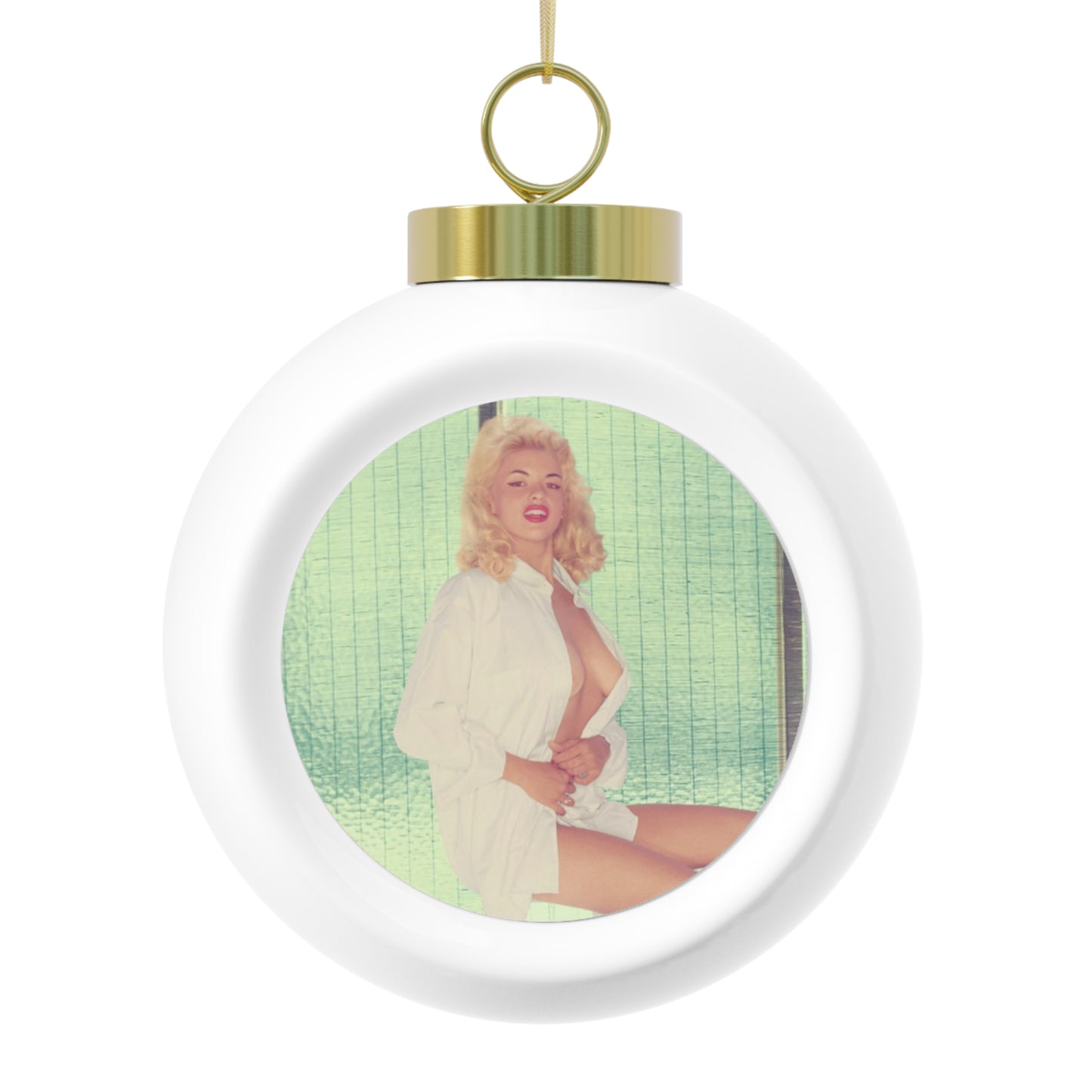 Christmas Ball Ornament Playboy Playmate February 1955 Jayne Mansfield
