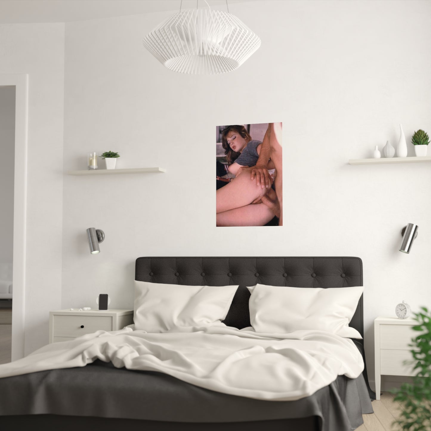 Satin Posters (210gsm) Traci Lords Naked Nude Retro