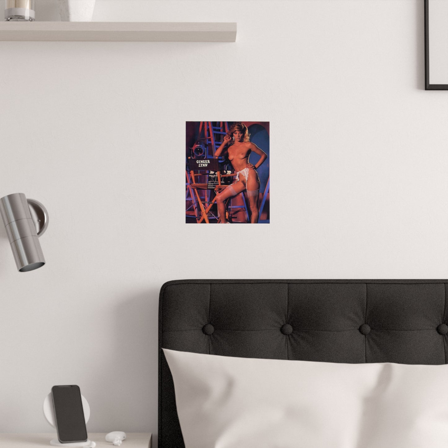 Satin Posters (210gsm) Retro Porn Star Ginger Lynn Nude