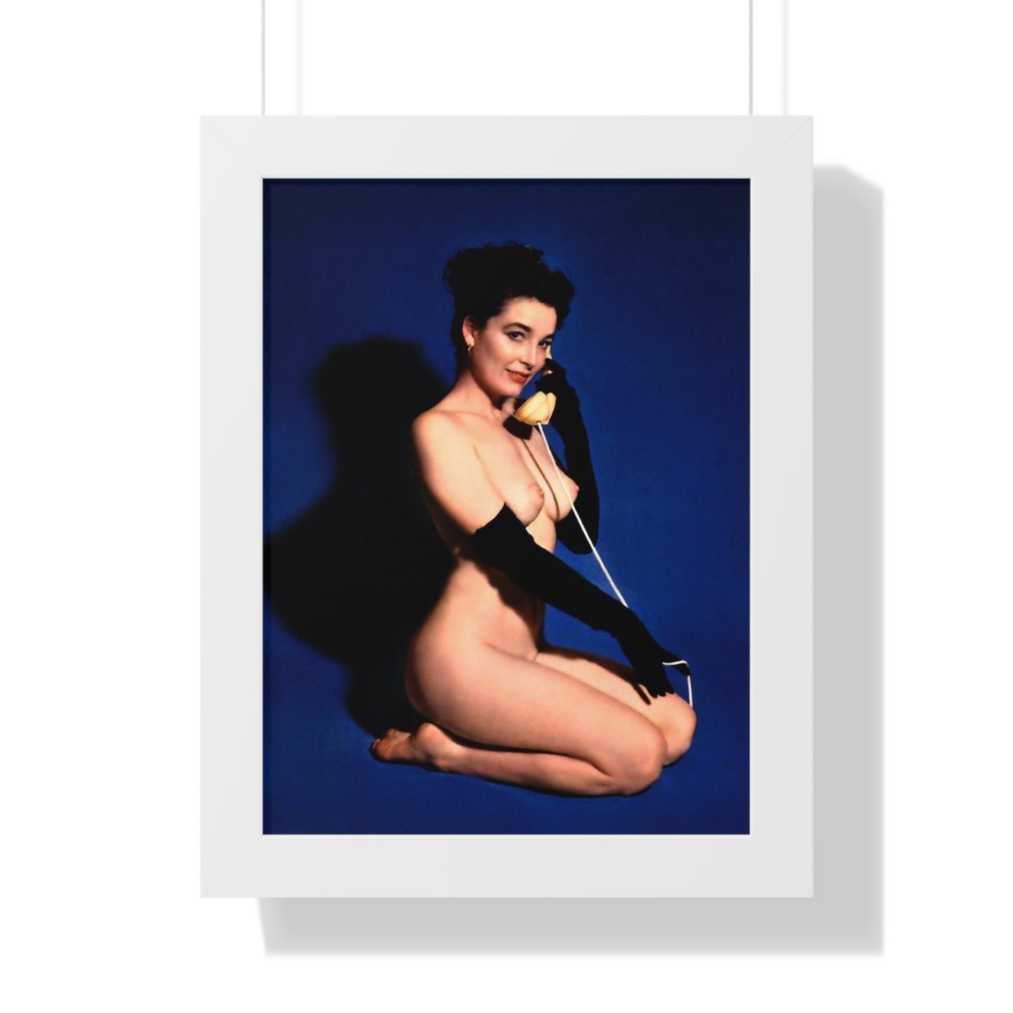 Framed Vertical Poster Playboy Playmate June 1954 Margie Harrison