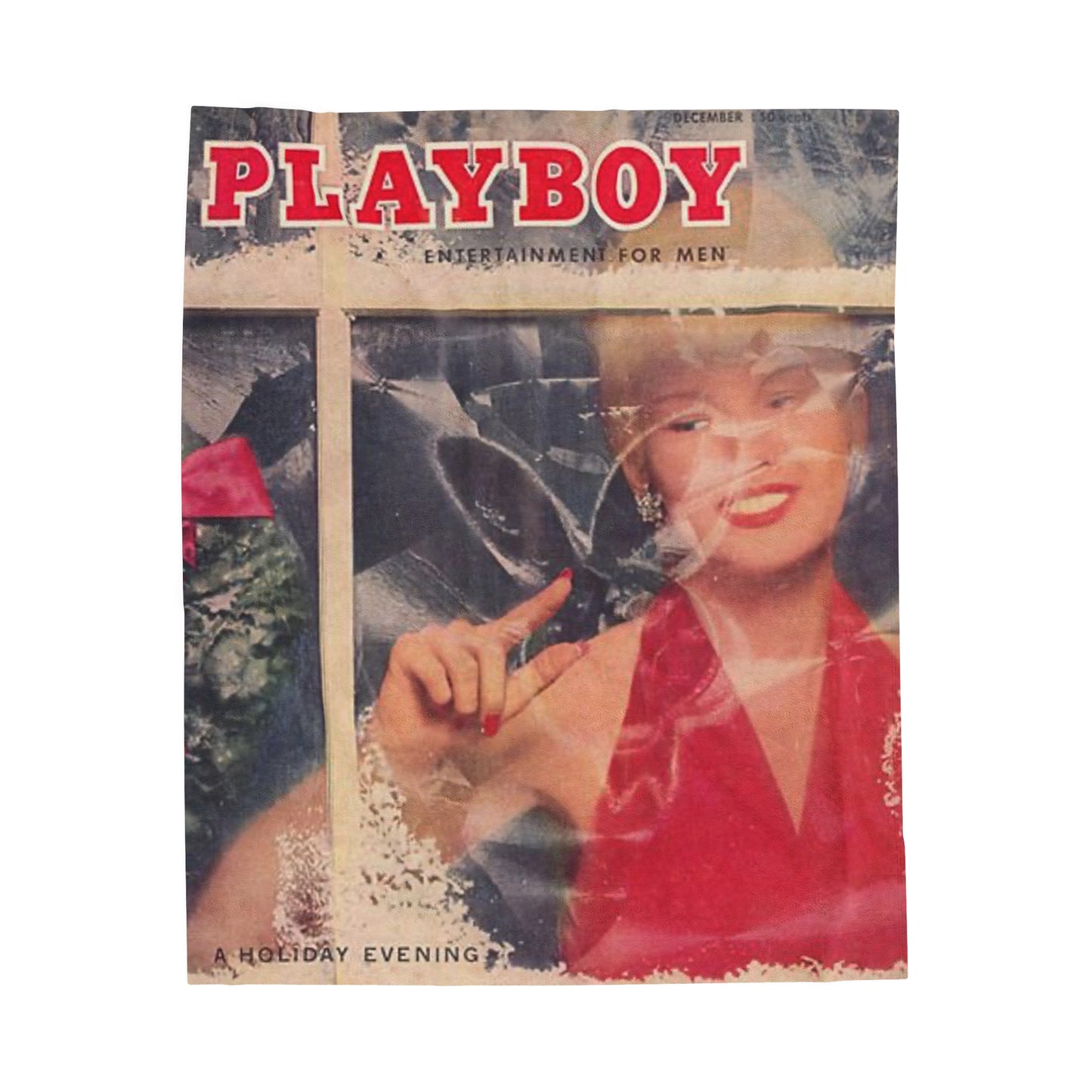 Velveteen Plush Blanket Magazine Cover December 1955