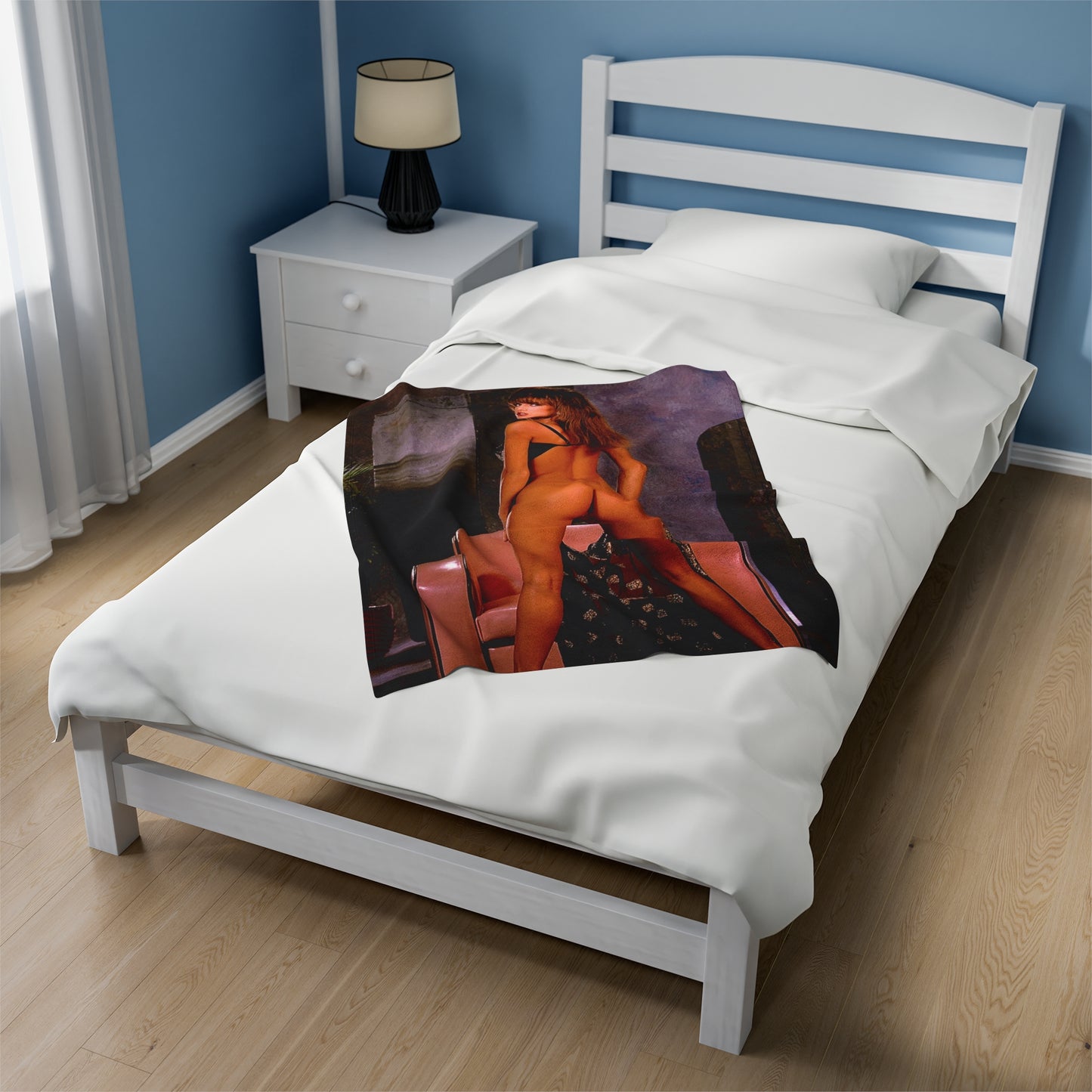Velveteen Plush Blanket Pornstar Racquel Darrian Nude