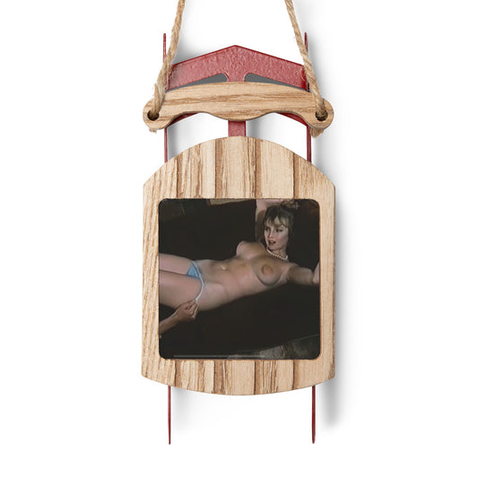 Sled Ornaments Traci Lords Nude Retro Porn Star