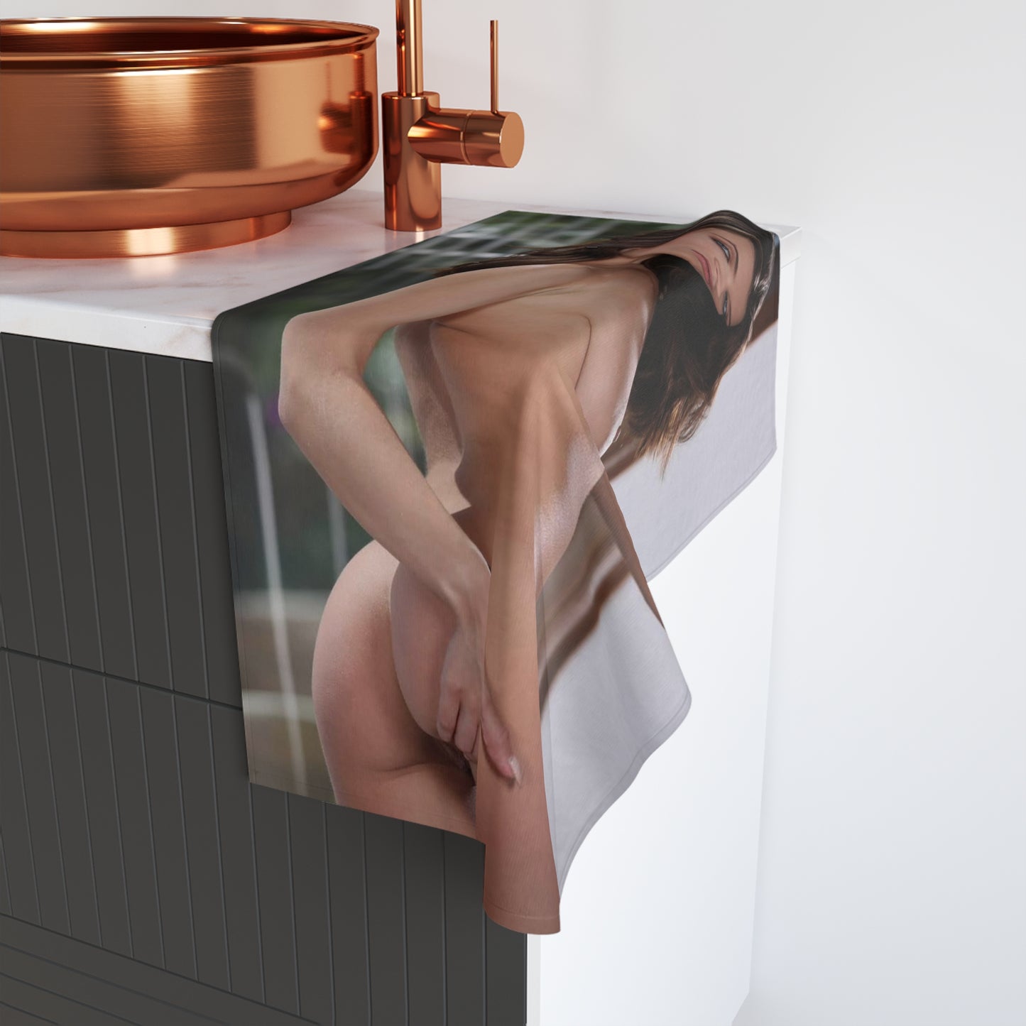 Hand Towel Lana Rhoades Nude