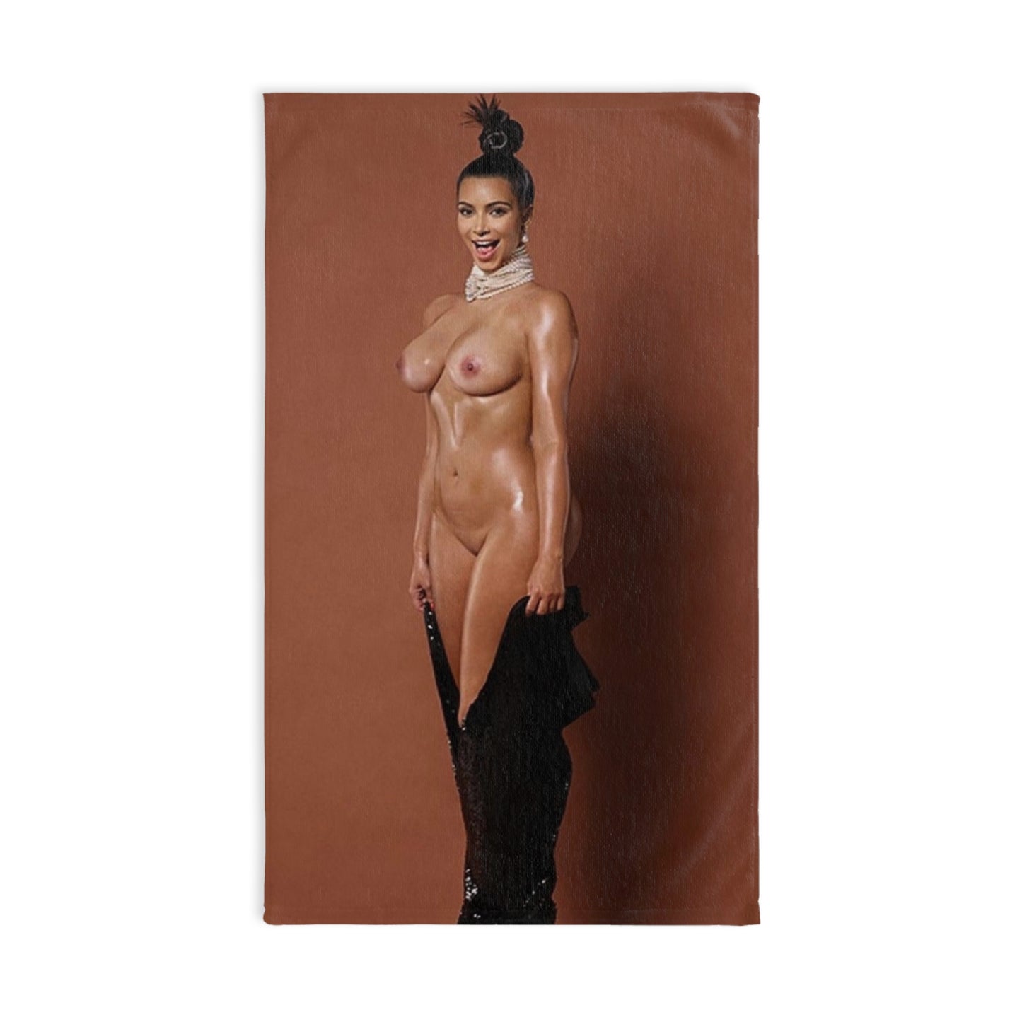 Hand Towel Kim Kardashian Nude
