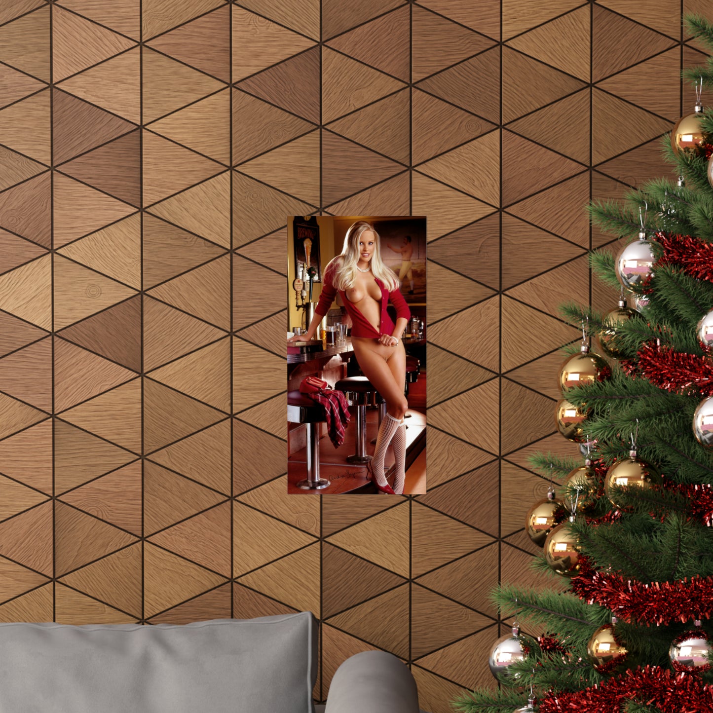 Matte Vertical Poster Playboy Playmate October 2003 Audra Lynn