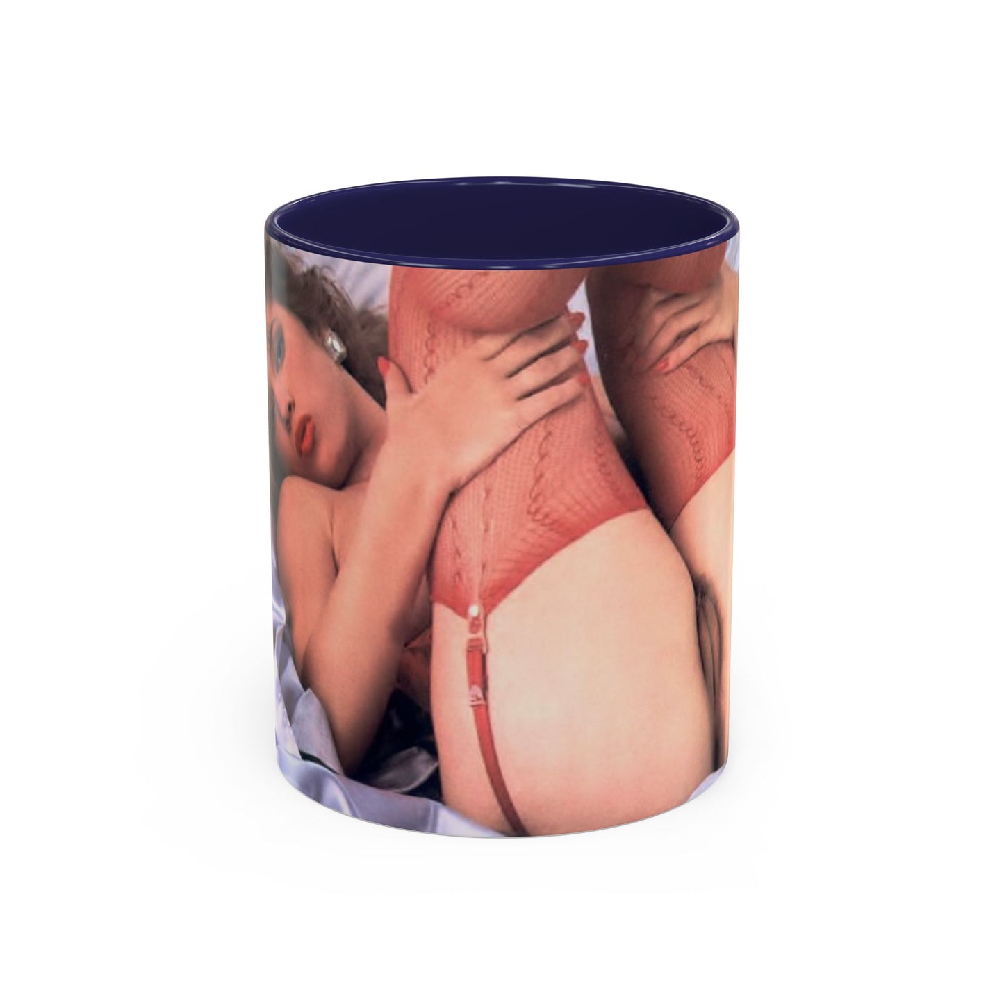 Accent Coffee Mug (11, 15oz) Traci Lords Naked Nude Retro